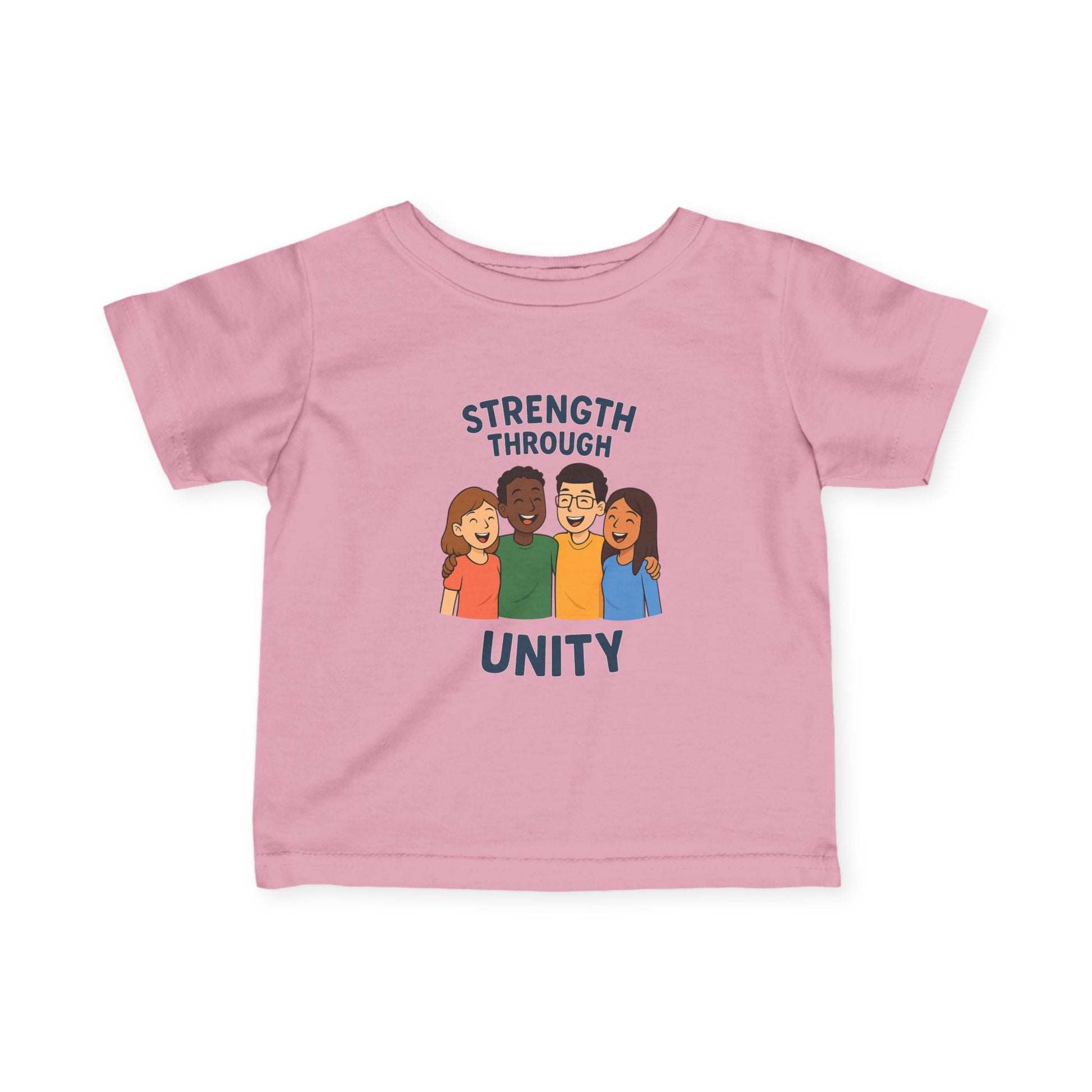 Unity Message Infant Tee - Strength Through Unity, Baby Shirt, Toddler Tee, Kids Apparel, Family Reunion Outfit - Wayal Store