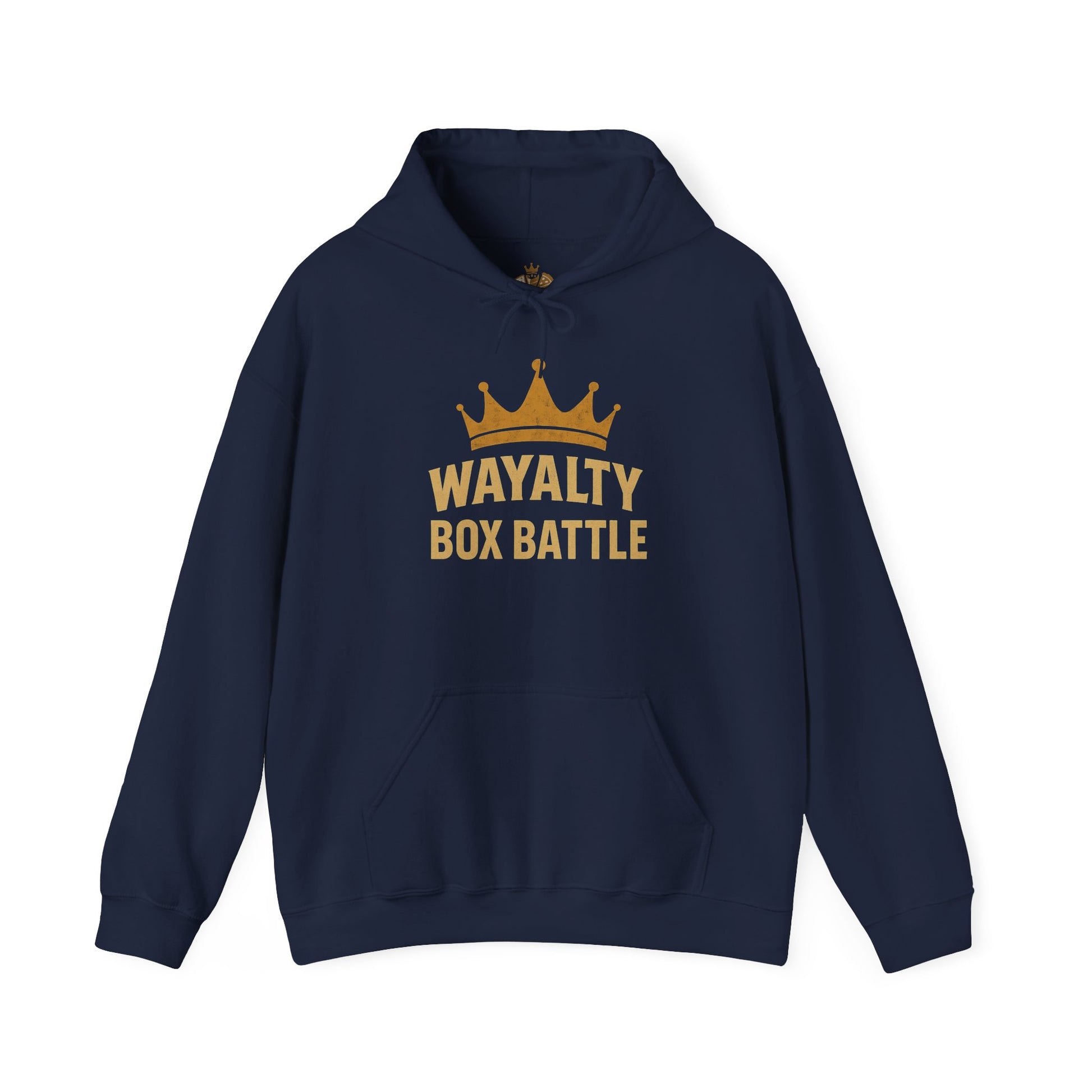 Wayalty Box Battle Hoodie — Crown Logo Pullover for Gaming Fans