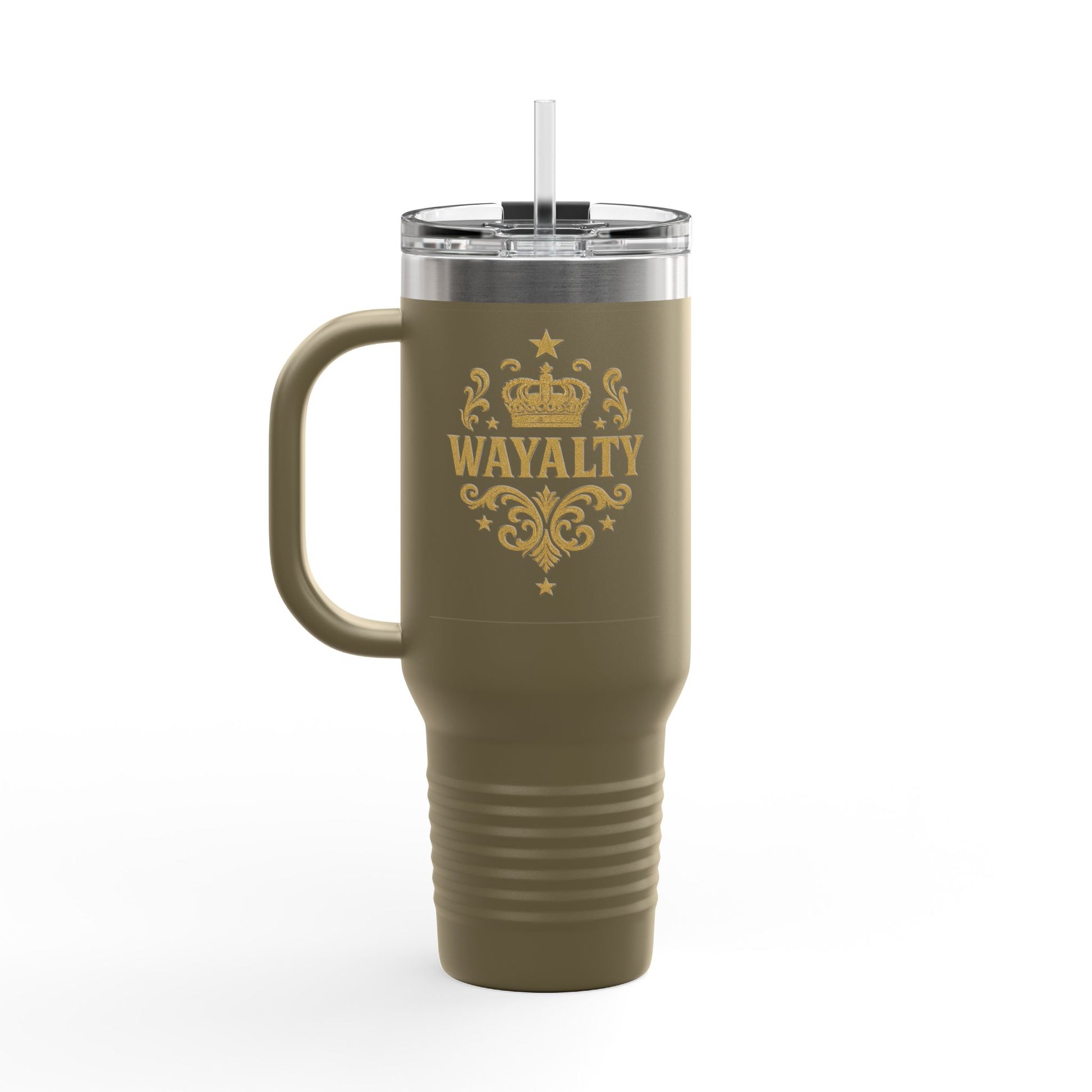 Insulated Travel Mug with Wayalty Design, 40oz Coffee Tumbler, Perfect for On-the-Go, Great Gift for Drinkware Lovers, BPA-Free - Wayal Store