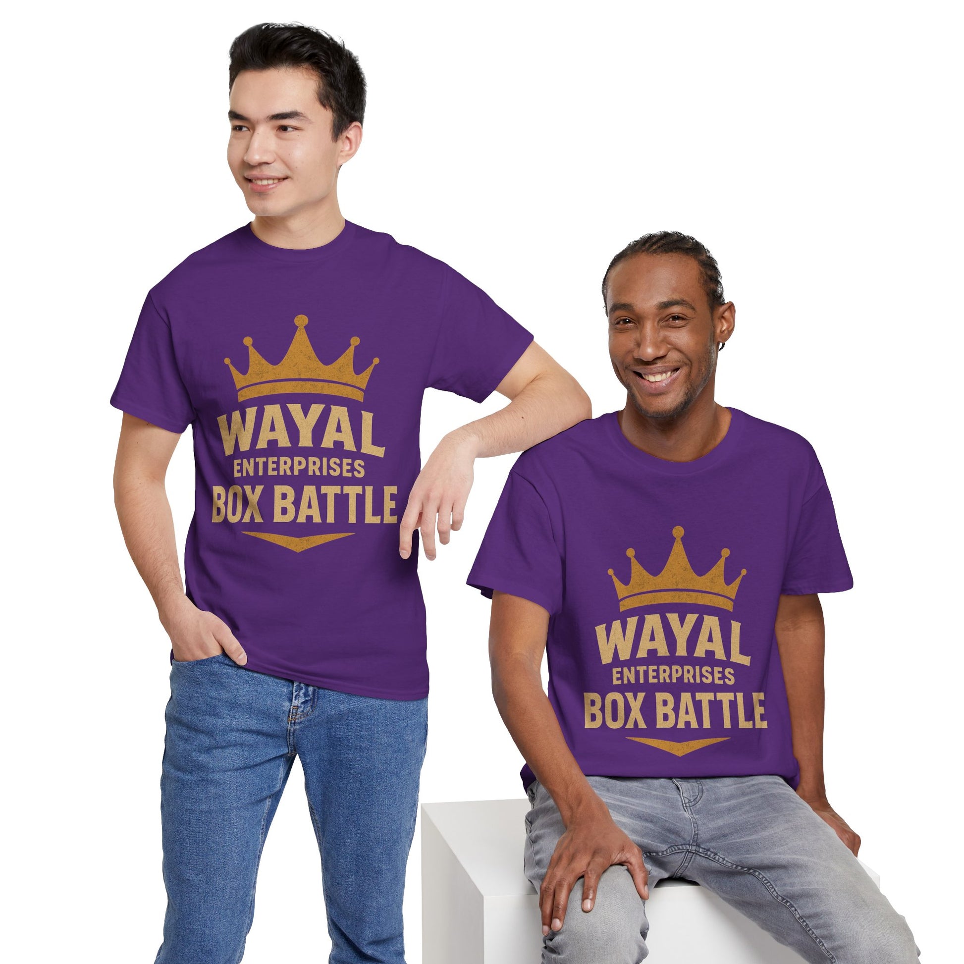 Wayal Enterprises Box Battle Unisex Heavy Cotton Tee