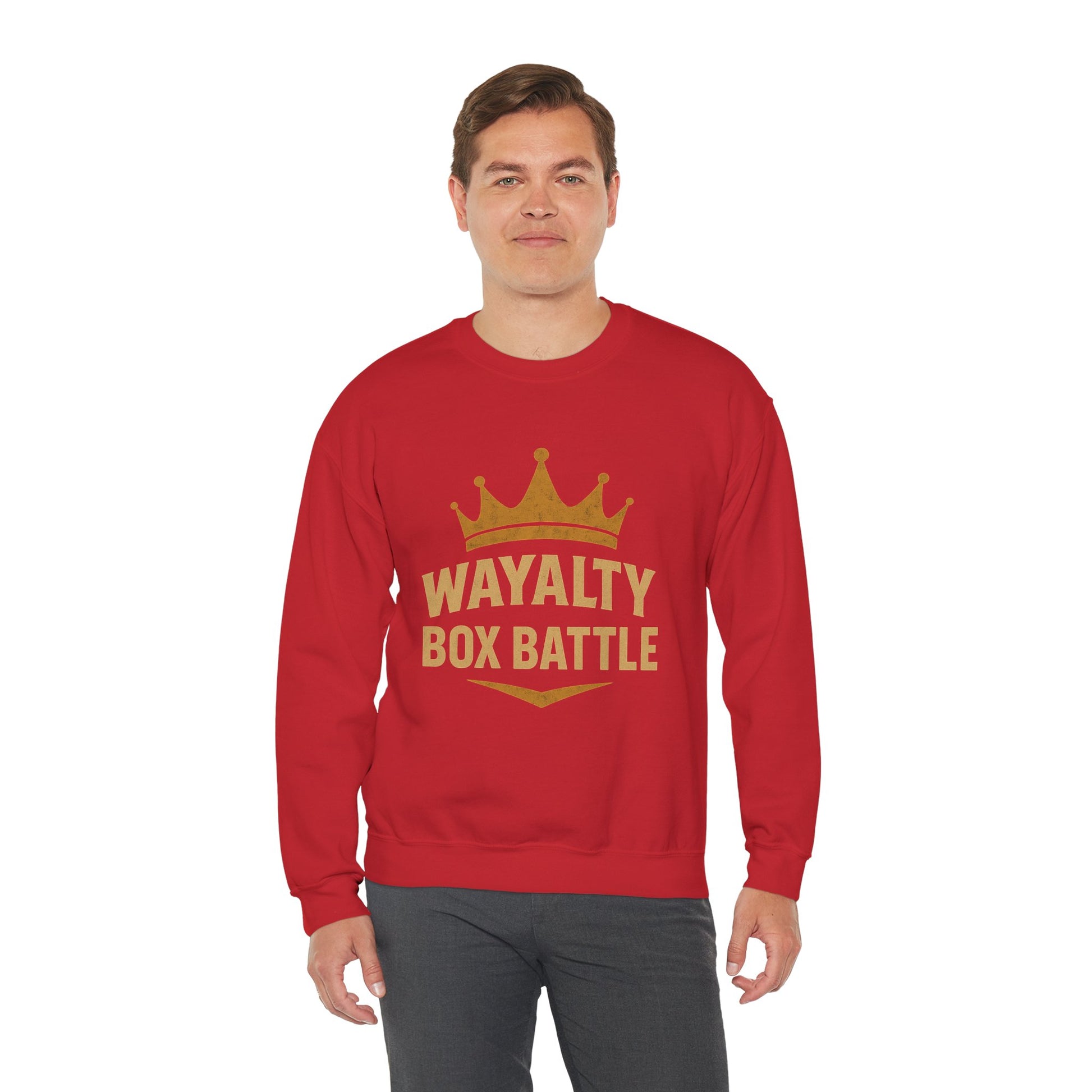 Wayalty Box Battle Crewneck Sweatshirt