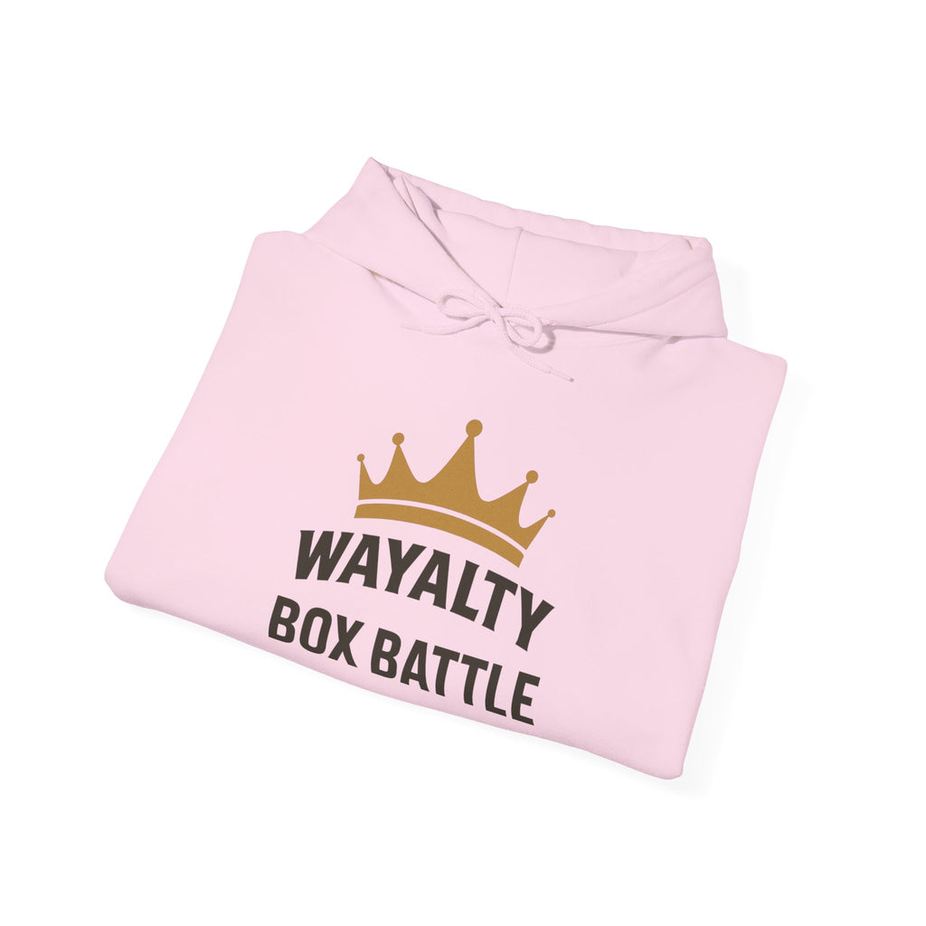 Wayalty Box Battle Hoodie — Crown Logo Pullover for Gaming Fans