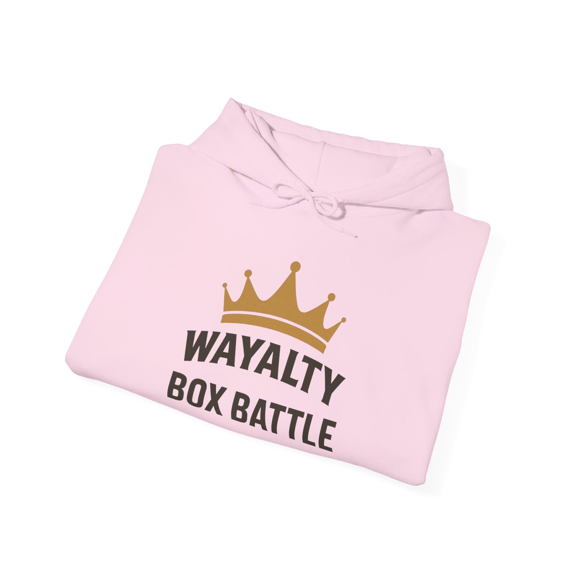 Wayalty Box Battle Hoodie — Crown Logo Pullover for Gaming Fans