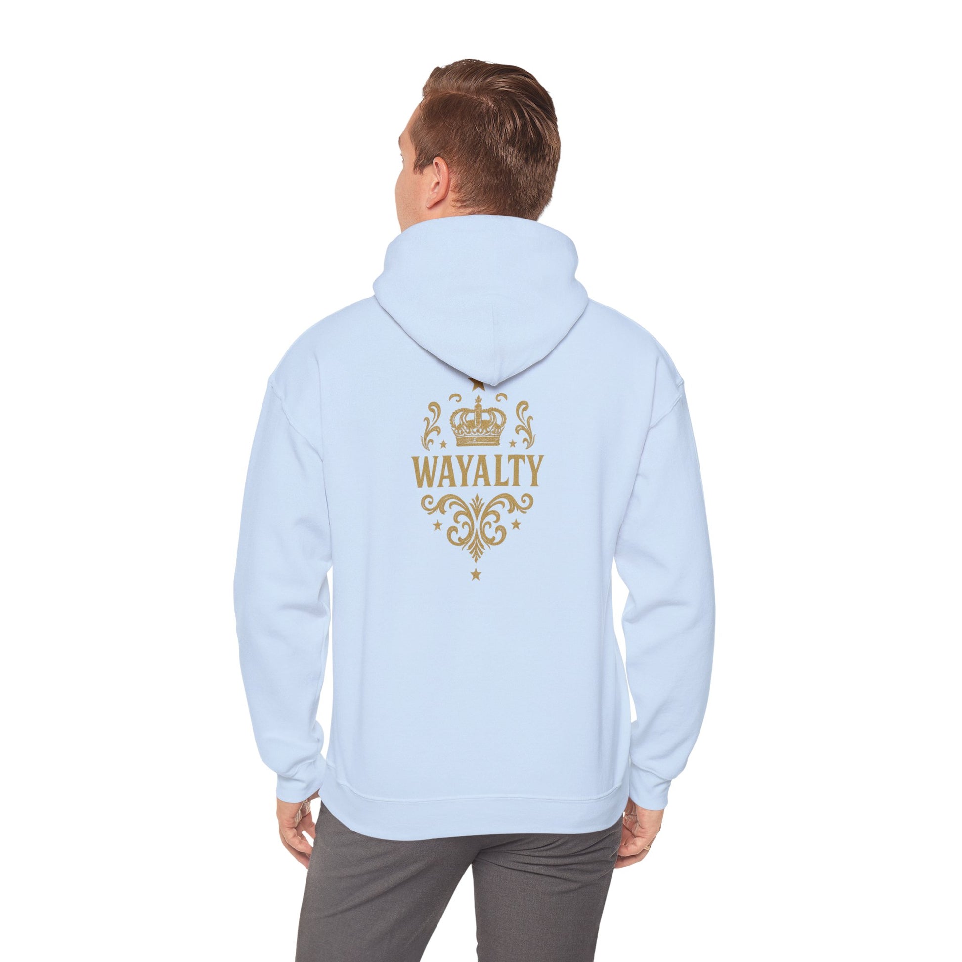Crown Logo Unisex Hoodie, Cozy Streetwear, Gift for Him/Her, Casual Outfit, Comfortable Layering - Wayal Store
