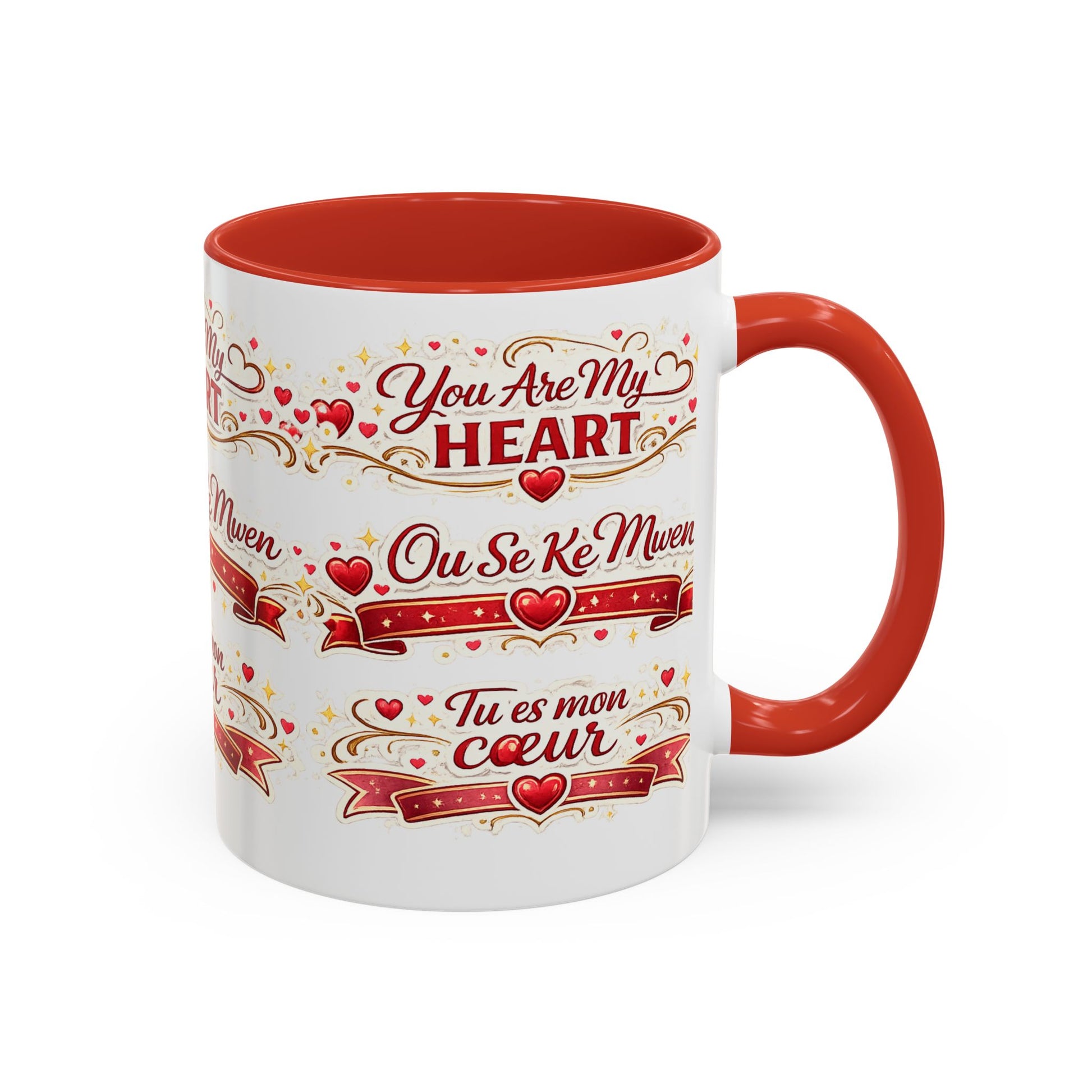 You Are My Heart Accent Coffee Mug – Multilingual Love Gift (11/15oz) - Wayal Store