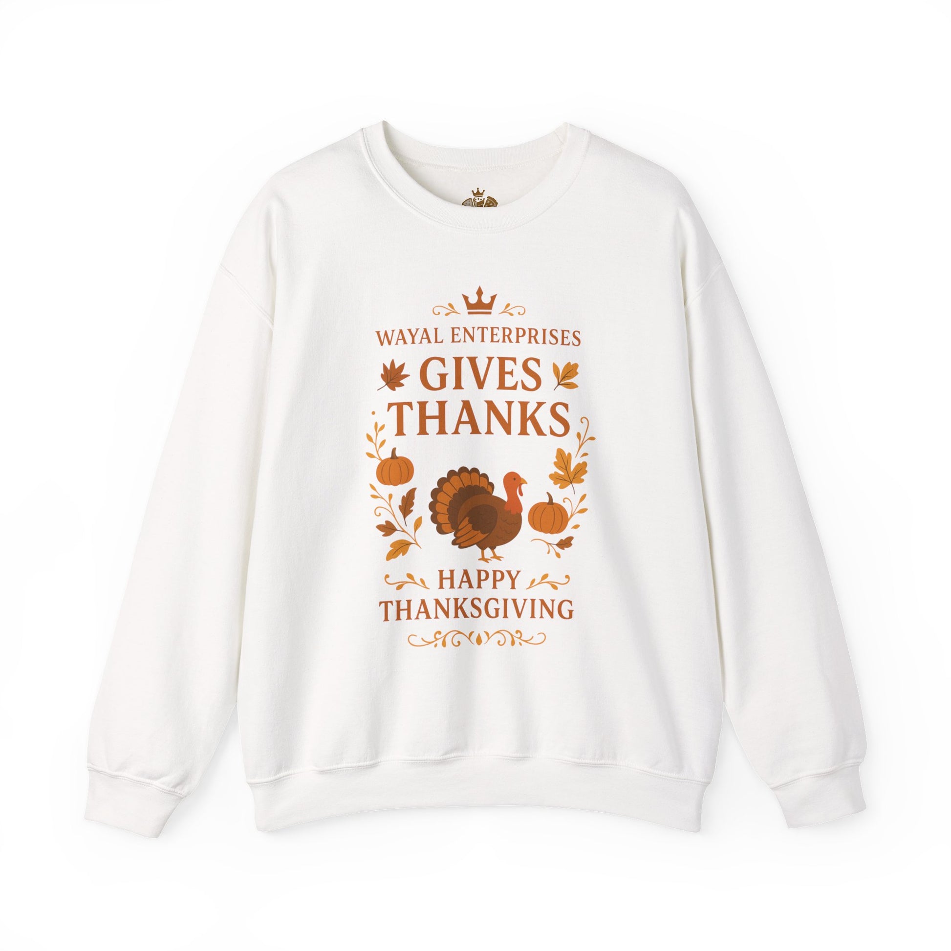Thanksgiving Crewneck Sweatshirt - Happy Thanks Giving Design - Wayal Store