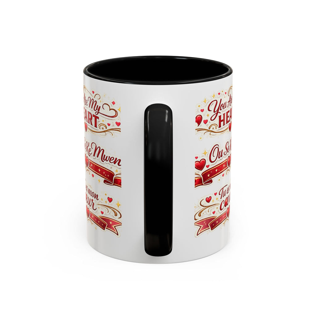 You Are My Heart Accent Coffee Mug – Multilingual Love Gift (11/15oz) - Wayal Store