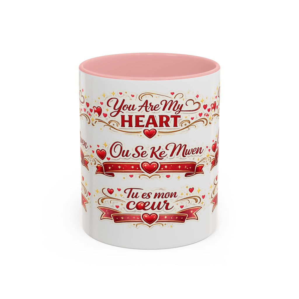 You Are My Heart Accent Coffee Mug – Multilingual Love Gift (11/15oz) - Wayal Store