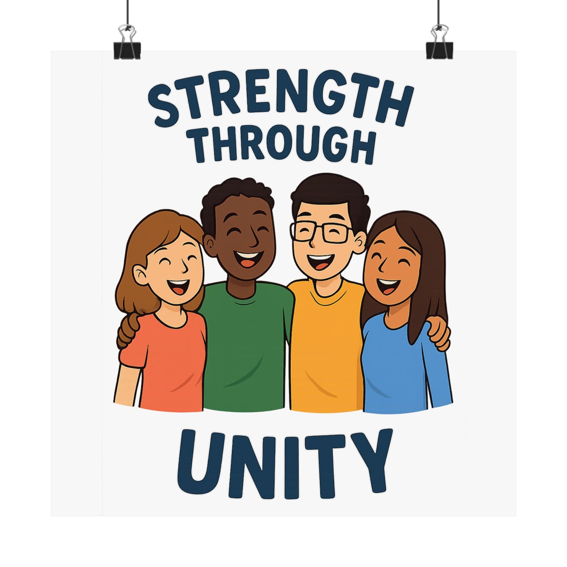 Unity Message Poster, Inspirational Art Print, Wall Décor, Motivational Home Decor, Positive Affirmation Art - Wayal Store