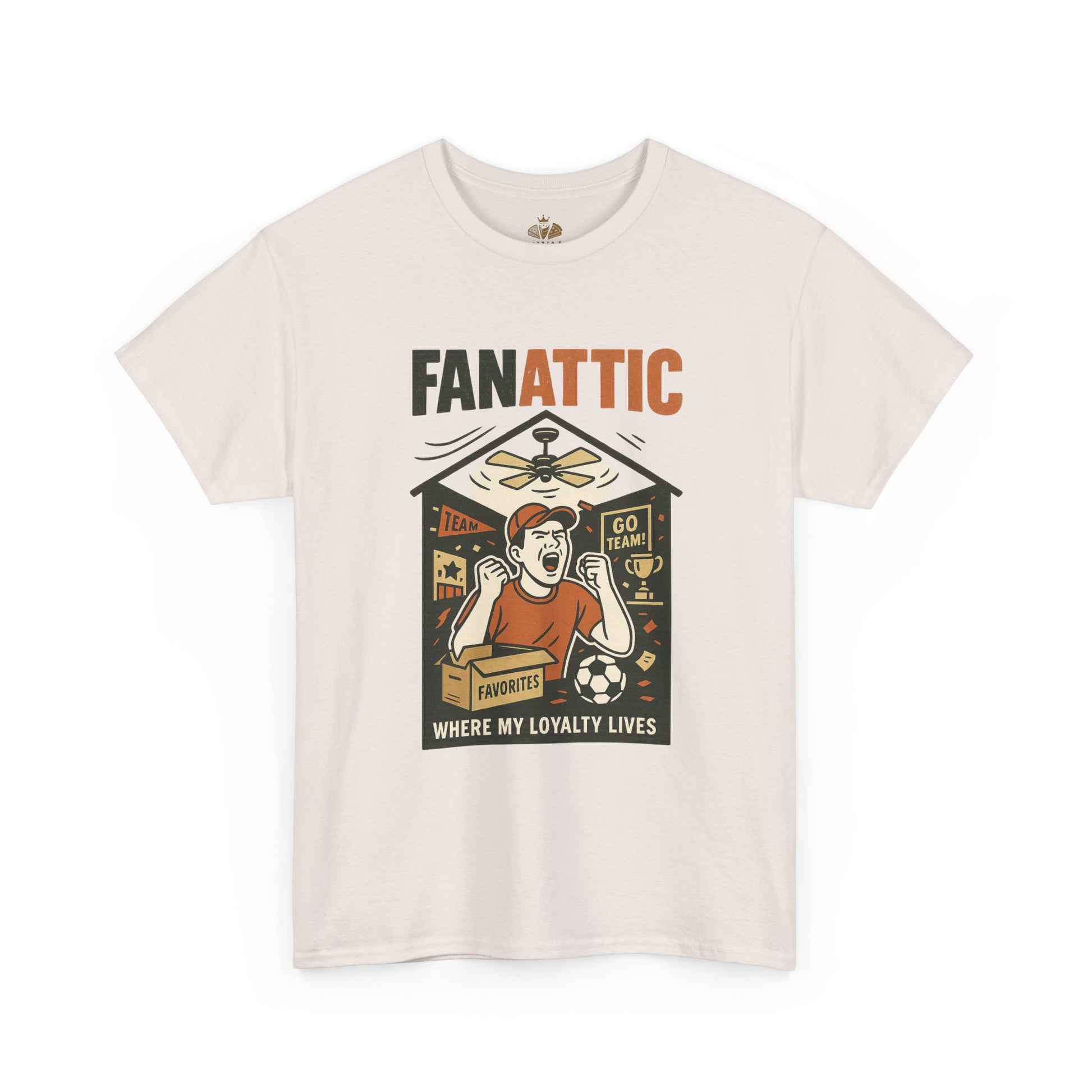 Fanatic Unisex Heavy Cotton Tee - Sports Lover Apparel, Gift for Fans, Casual Wear, Game Day Shirt, Collector's Item - Wayal Store