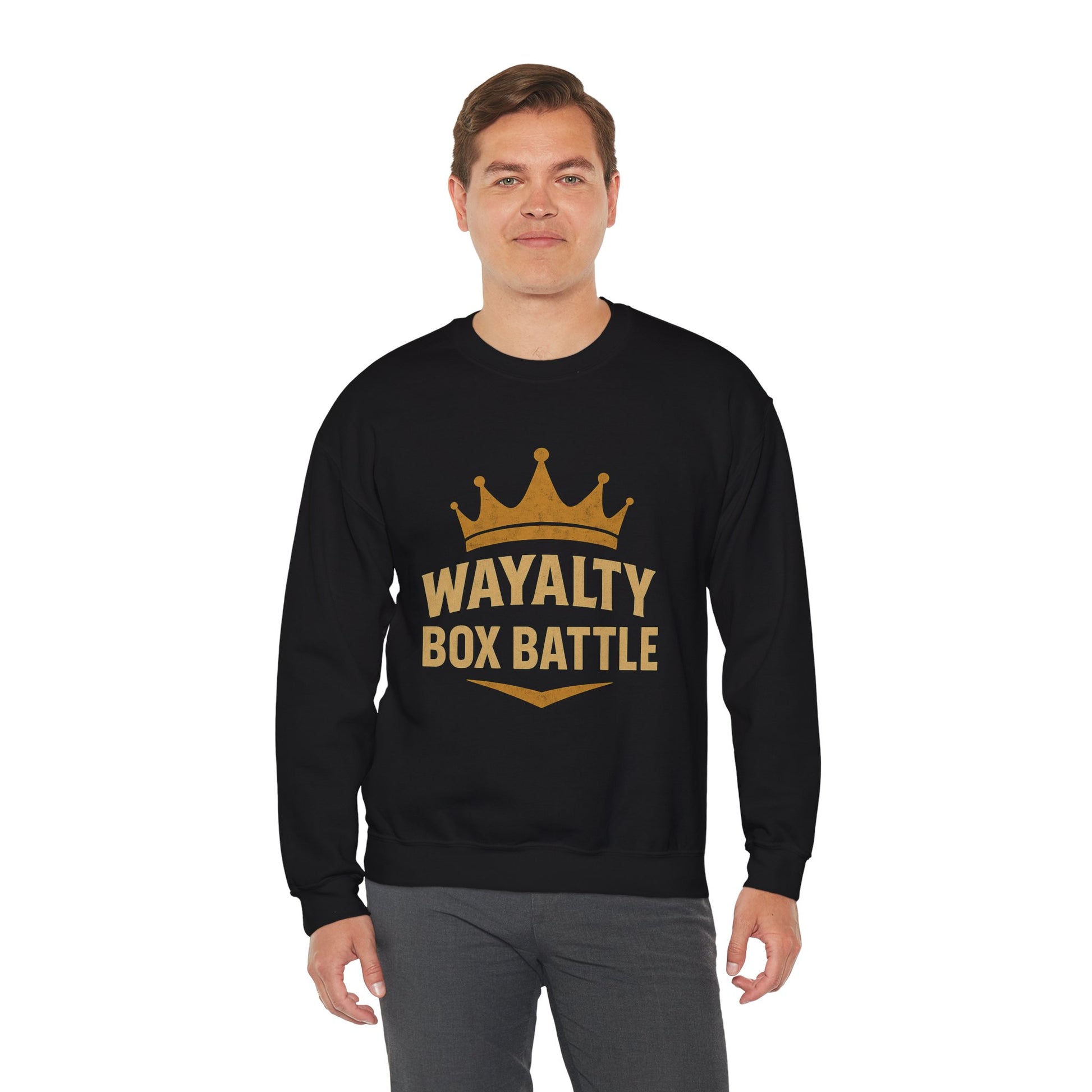 Wayalty Box Battle Crewneck Sweatshirt