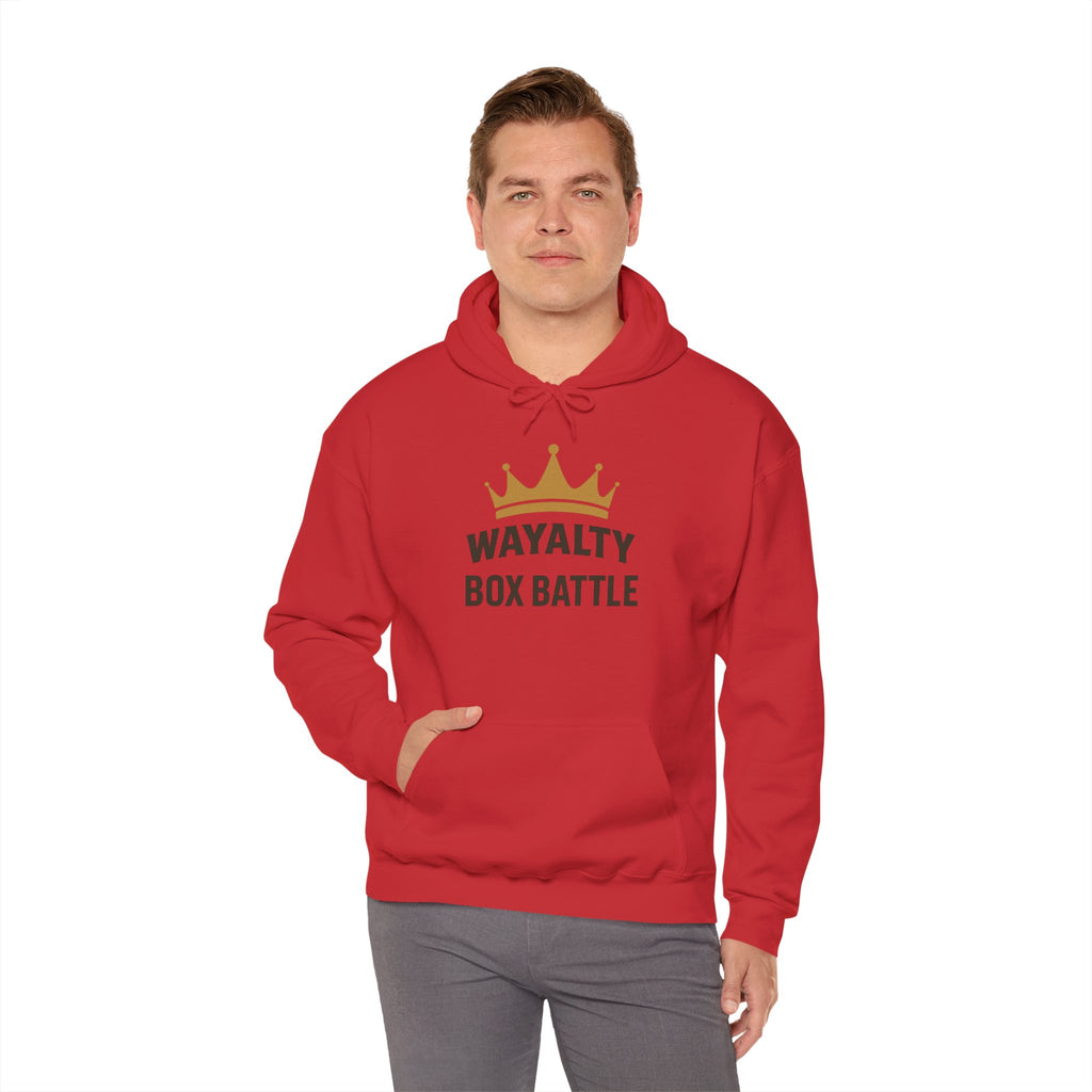 Wayalty Box Battle Hoodie — Crown Logo Pullover for Gaming Fans