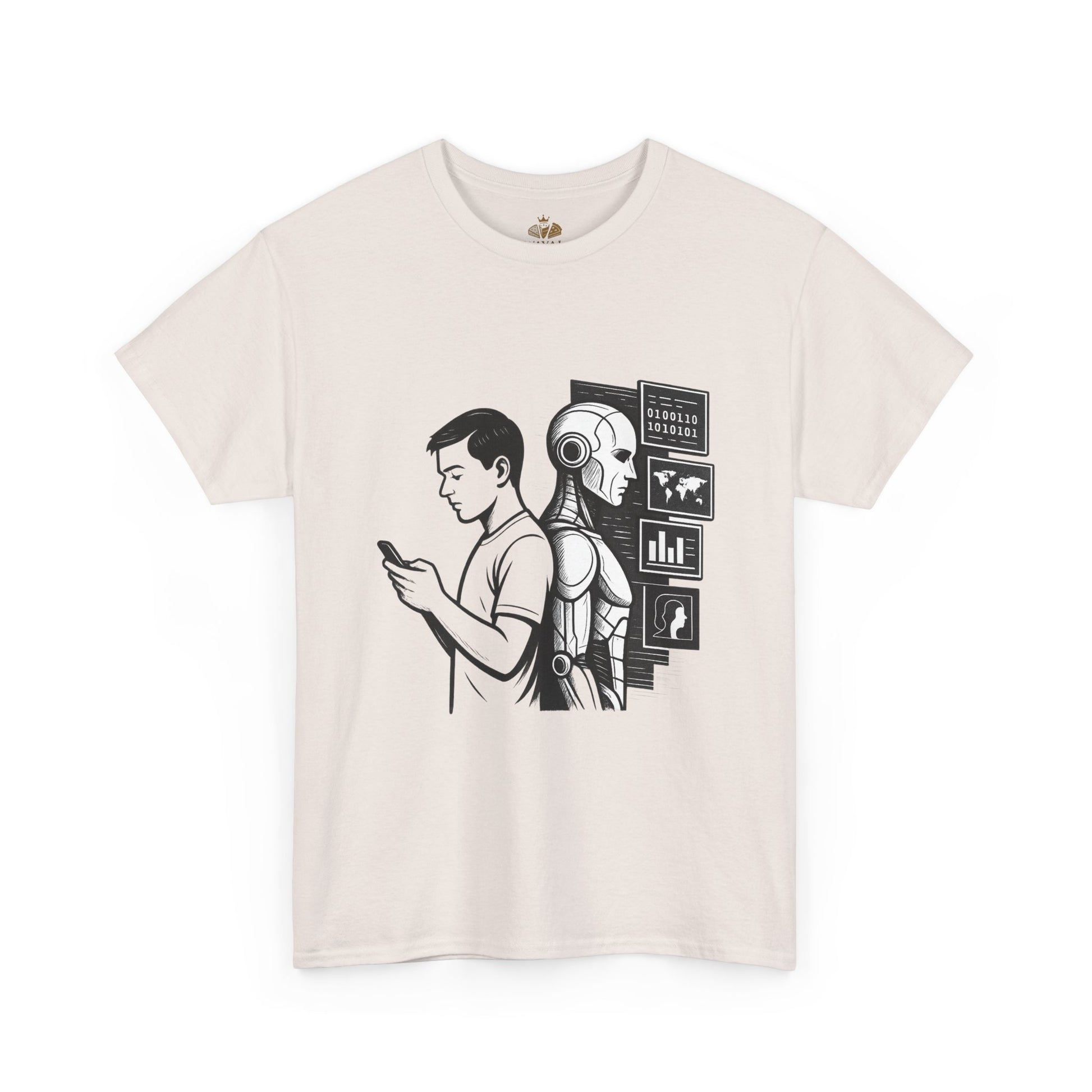 Tech-Inspired Unisex Heavy Cotton Tee - Ideal for Tech Lovers, Gifts for Men & Women, Casual Wear, Everyday Comfort, Unique Graphic T-Shirt - Wayal Store