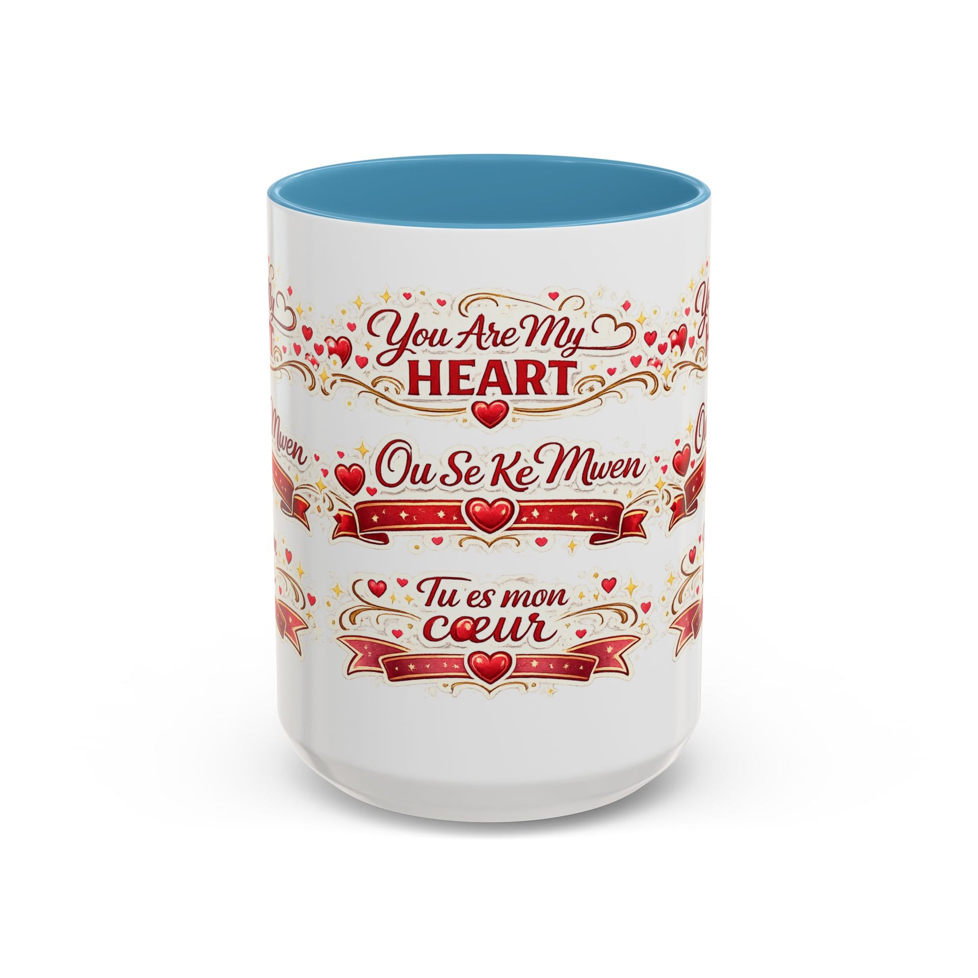 You Are My Heart Accent Coffee Mug – Multilingual Love Gift (11/15oz) - Wayal Store