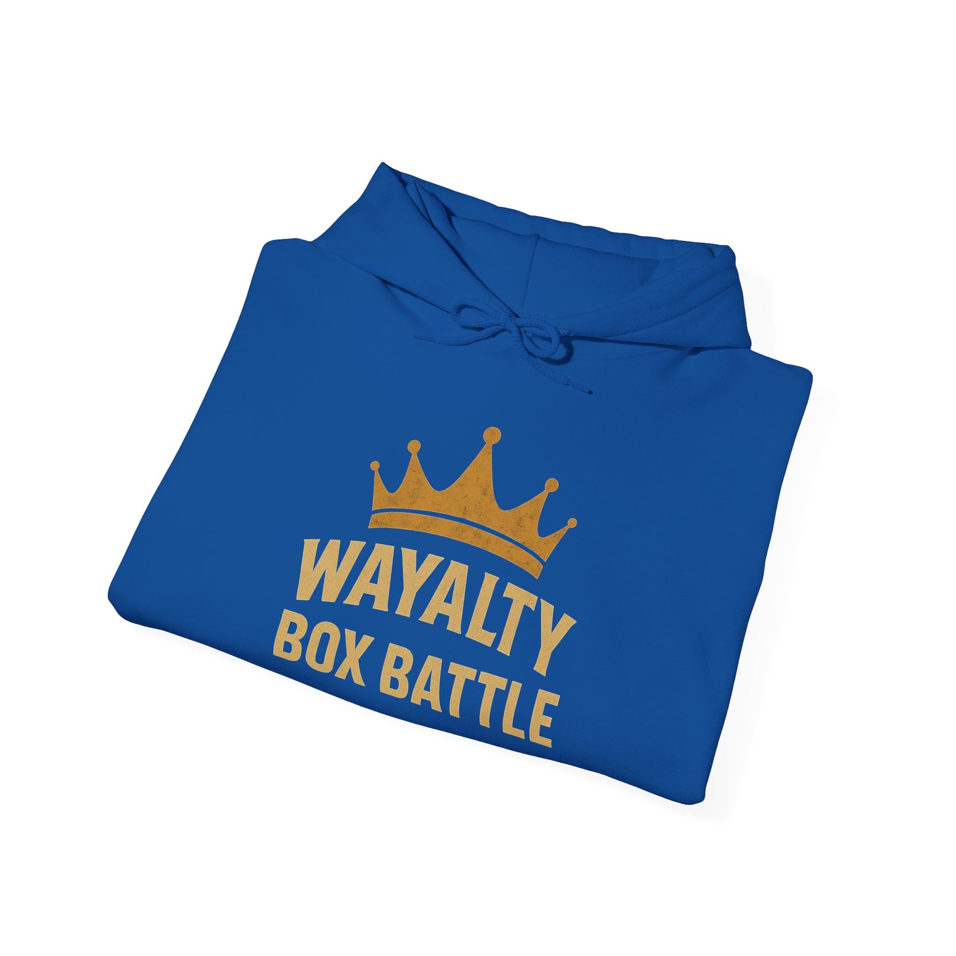Wayalty Box Battle Hoodie — Crown Logo Pullover for Gaming Fans