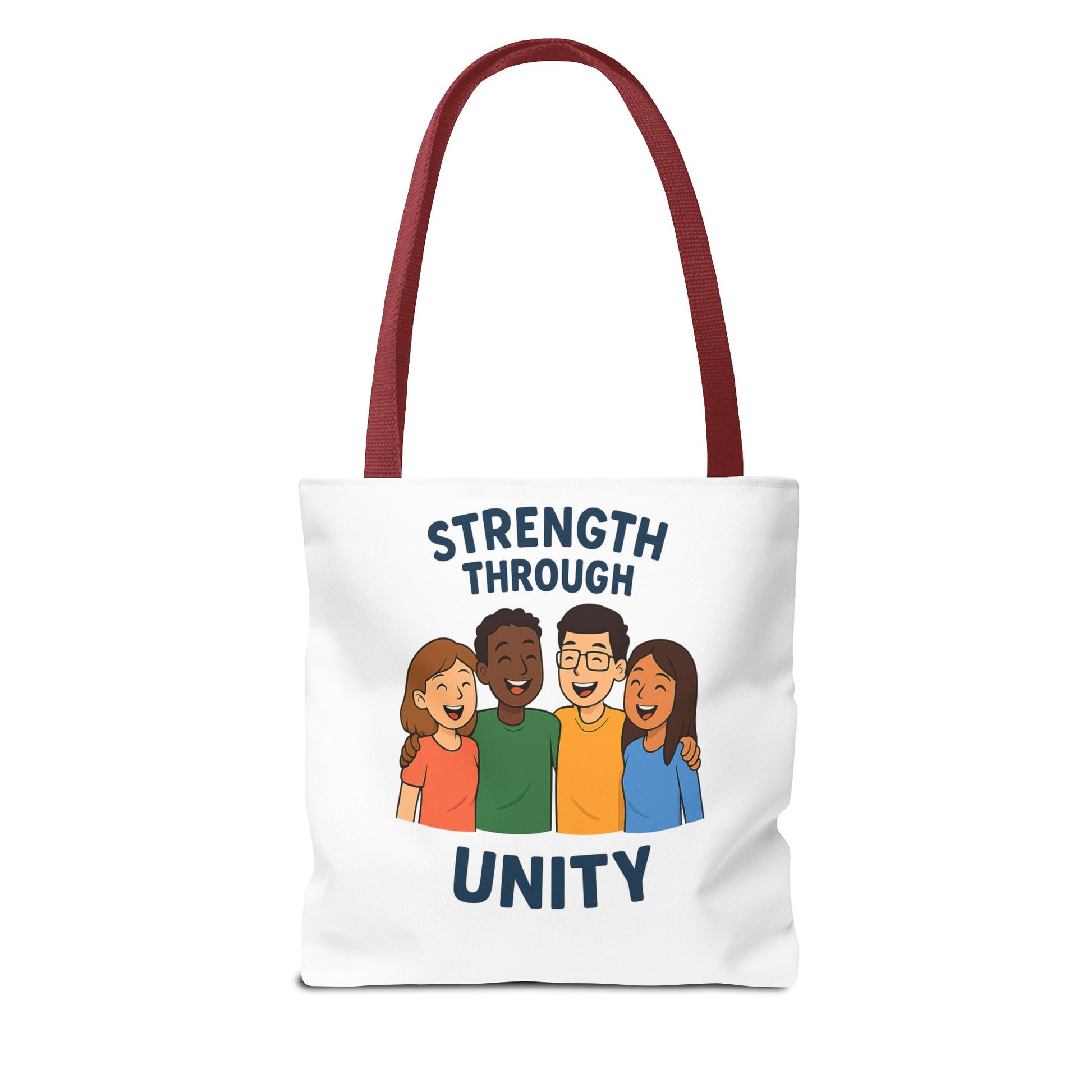 Unity Tote Bag | Strength Through Unity | Eco-Friendly Tote | Gift for Friends | Motivational Carryall | Community Spirit Bag - Wayal Store