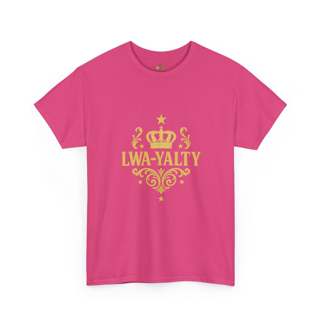 Crown Loyalty Tee - Unisex Heavy Cotton Shirt for Casual Wear, Gift for Royalty Lovers, Birthday, Friendship, Family Events - Wayal Store