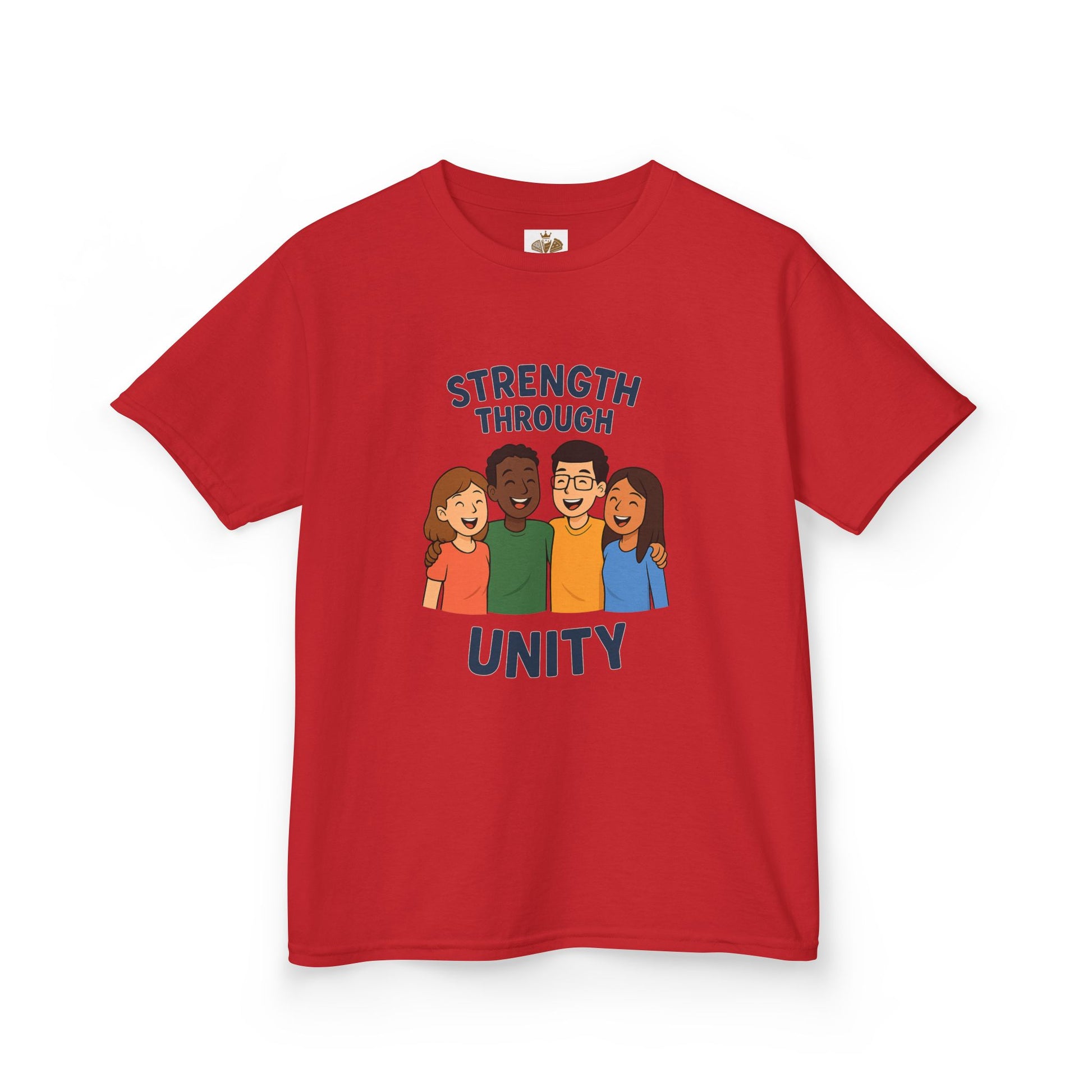 Unity & Strength Kids Tee, Inspirational Kids Shirt, Diversity Apparel, Friendship Gift, Team Spirit T-Shirt - Wayal Store