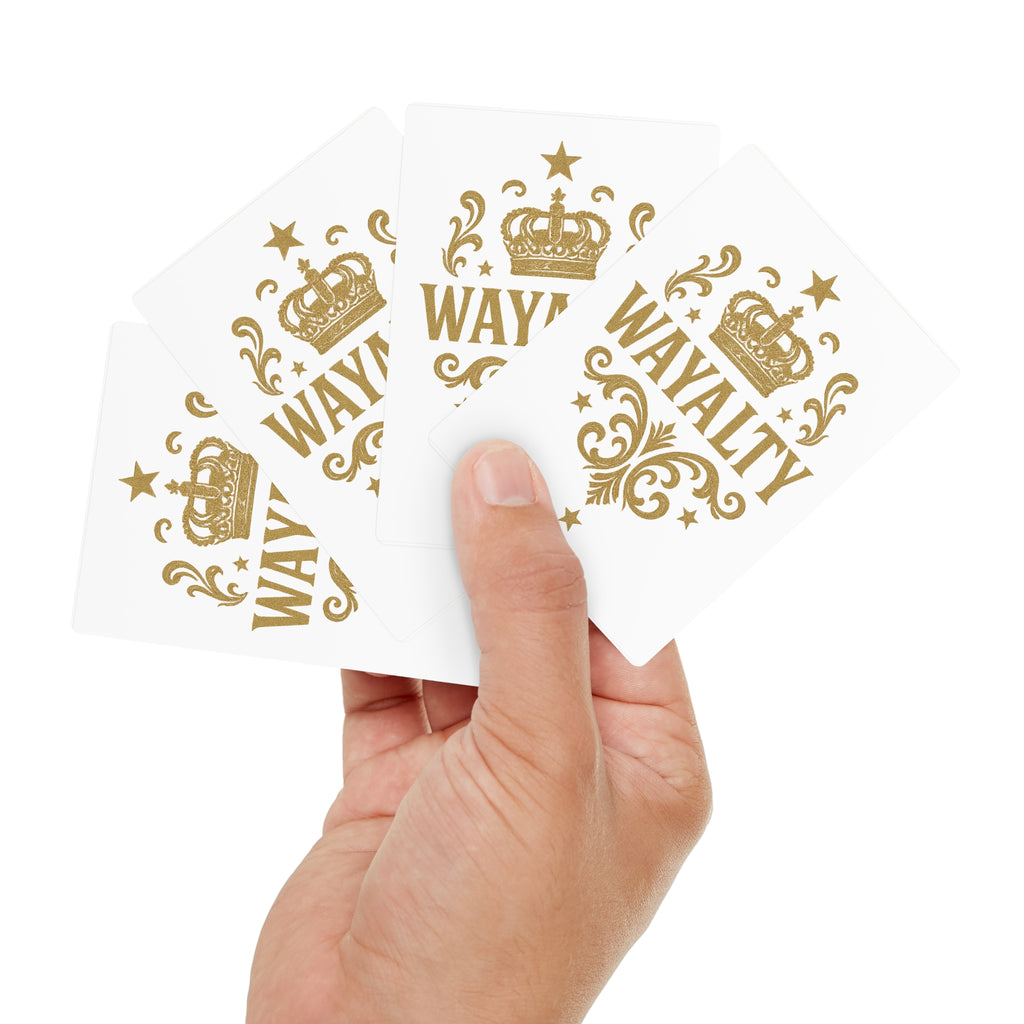 Royal Wayalty Poker Cards - Ace of Spades Design - Wayal Store