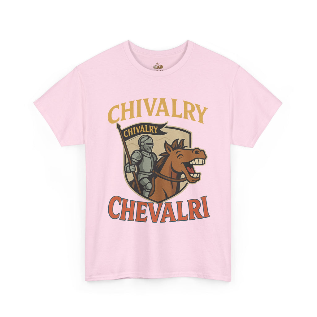 Chivalry-Themed Unisex Heavy Cotton Tee, Knight Shirt, Medieval Fan Apparel, Funny Gift, Renaissance Festival Clothing - Wayal Store
