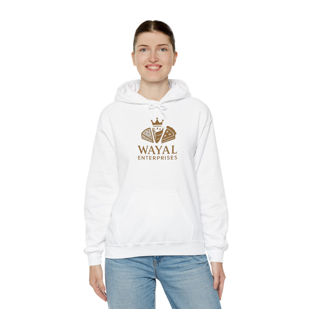 Crown Logo Unisex Hoodie, Cozy Streetwear, Gift for Him/Her, Casual Outfit, Comfortable Layering - Wayal Store