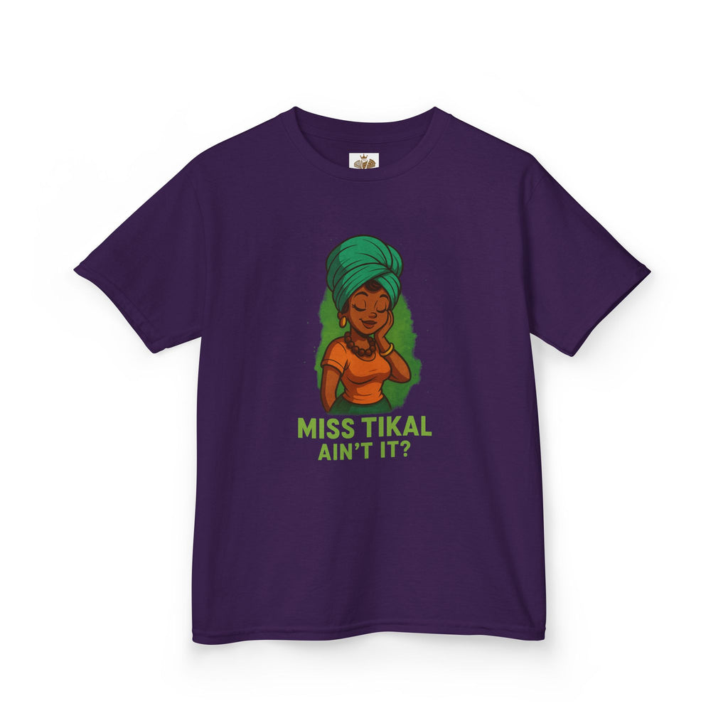 Kids Graphic Tee - Fun & Stylish Miss Tikal Design, Perfect for Gifts, Parties, Everyday Wear, Summer & Birthdays - Wayal Store