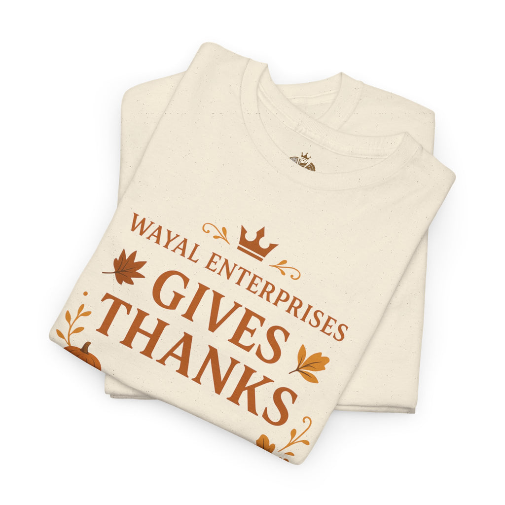 Thanksgiving Gratitude Unisex Cotton Tee - Wayal Store