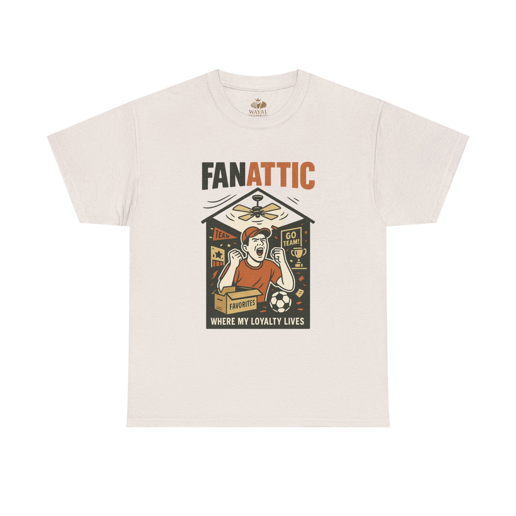 Fanatic Unisex Heavy Cotton Tee - Sports Lover Apparel, Gift for Fans, Casual Wear, Game Day Shirt, Collector's Item - Wayal Store