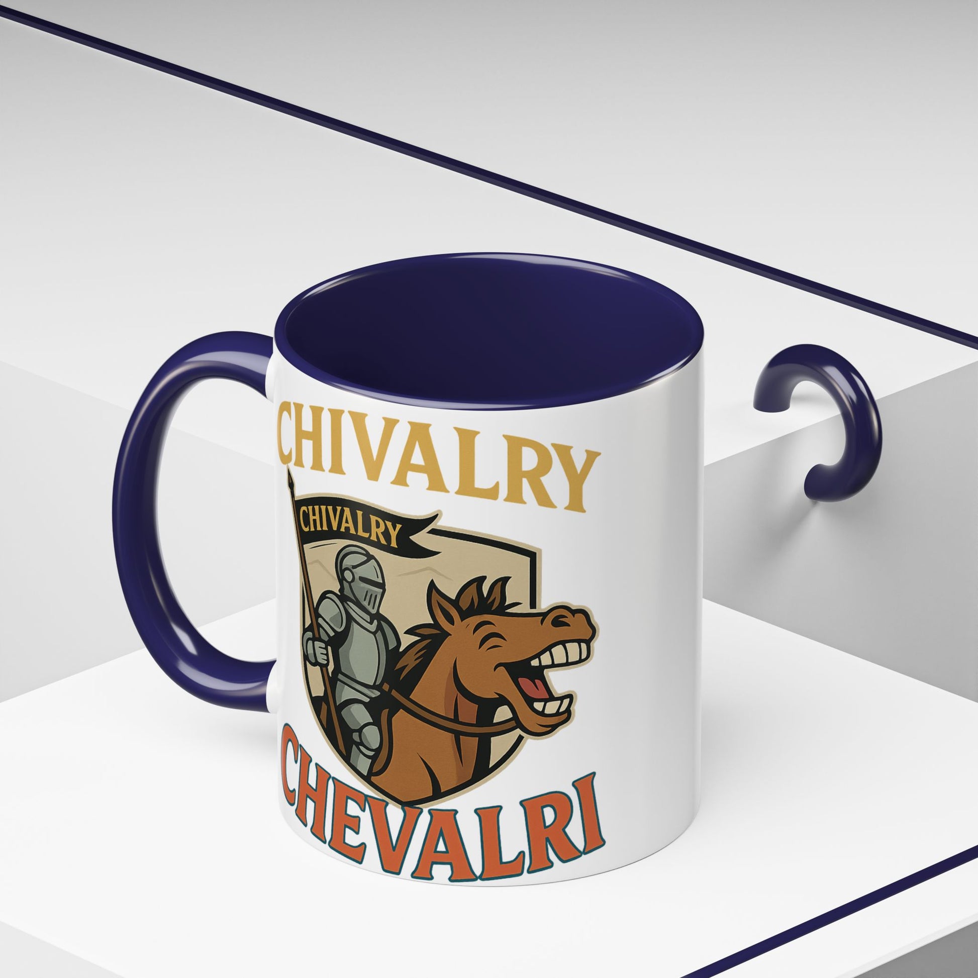 Chivalry Accent Coffee Mug, Warrior Gift, Knight Themed Cup, Medieval Decor, Unique Coffee Lover Present, Fun Office Mug - Wayal Store