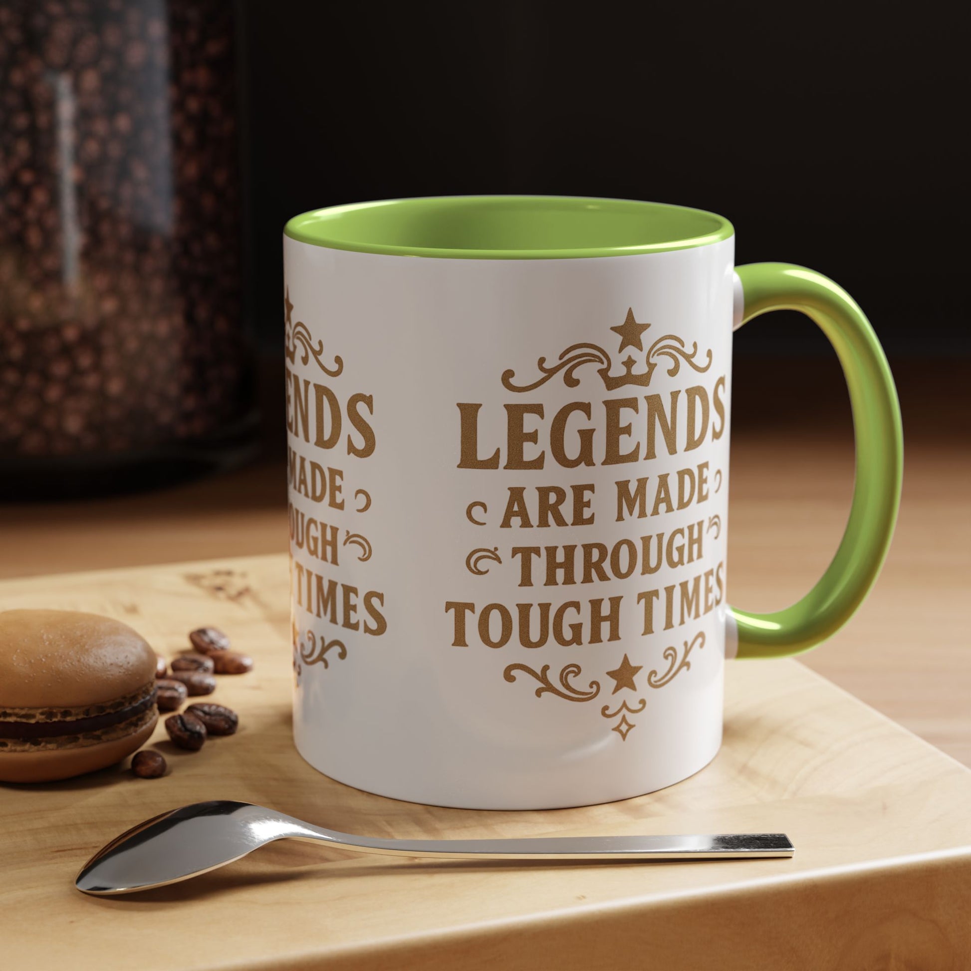 Legends Coffee Mug - Inspirational Drinkware, Gift for Motivational Quotes, Unique Housewarming, Cool Office Mug, 11oz & 15oz - Wayal Store