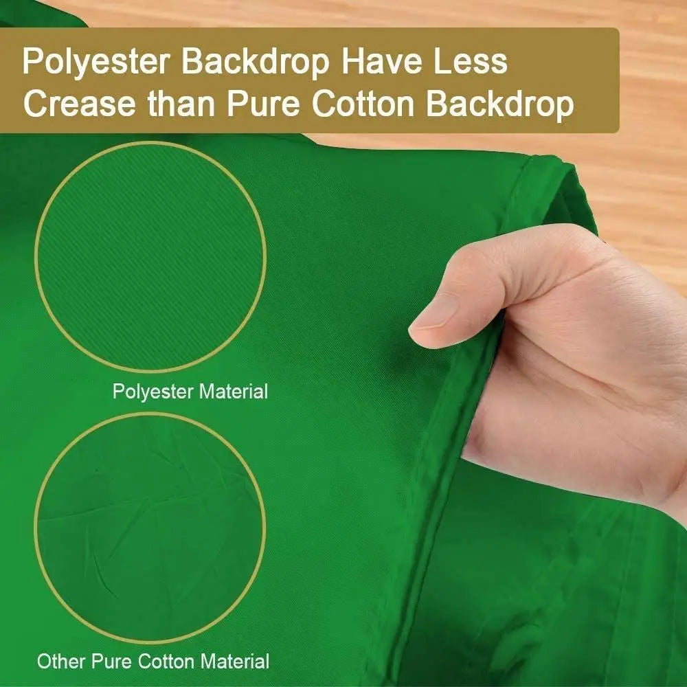 Photography Background Backdrop Cloth Smooth Green White Black Pure Cotton Chromakey Screen Photo Studio Live Streaming - Wayal Store