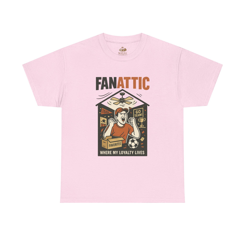 Fanatic Unisex Heavy Cotton Tee - Sports Lover Apparel, Gift for Fans, Casual Wear, Game Day Shirt, Collector's Item - Wayal Store