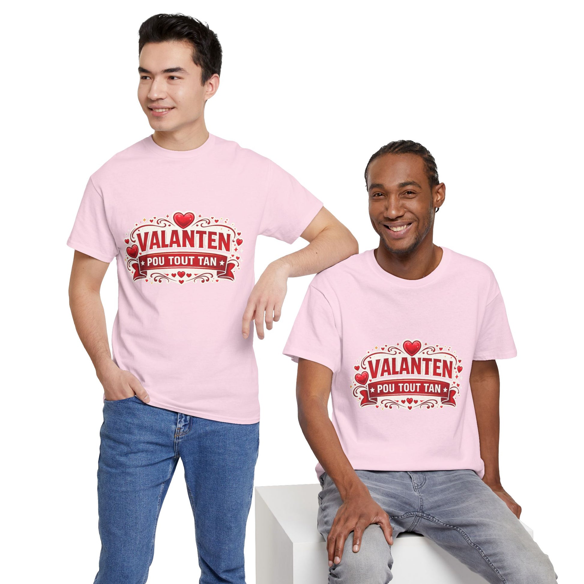 Valanten Pou Tout Tan Tee — Haitian Creole Valentine T-Shirt - Wayal Store