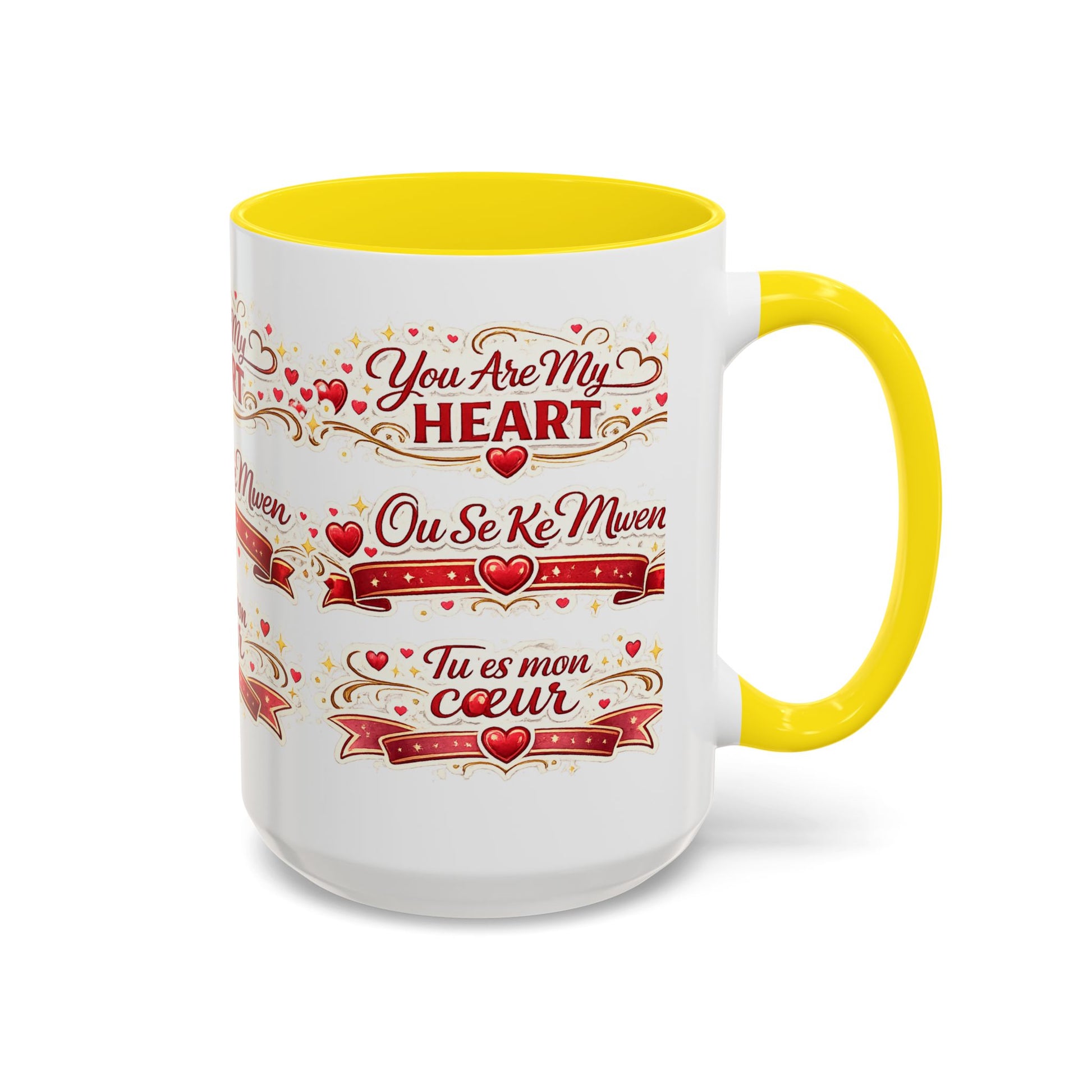 You Are My Heart Accent Coffee Mug – Multilingual Love Gift (11/15oz) - Wayal Store