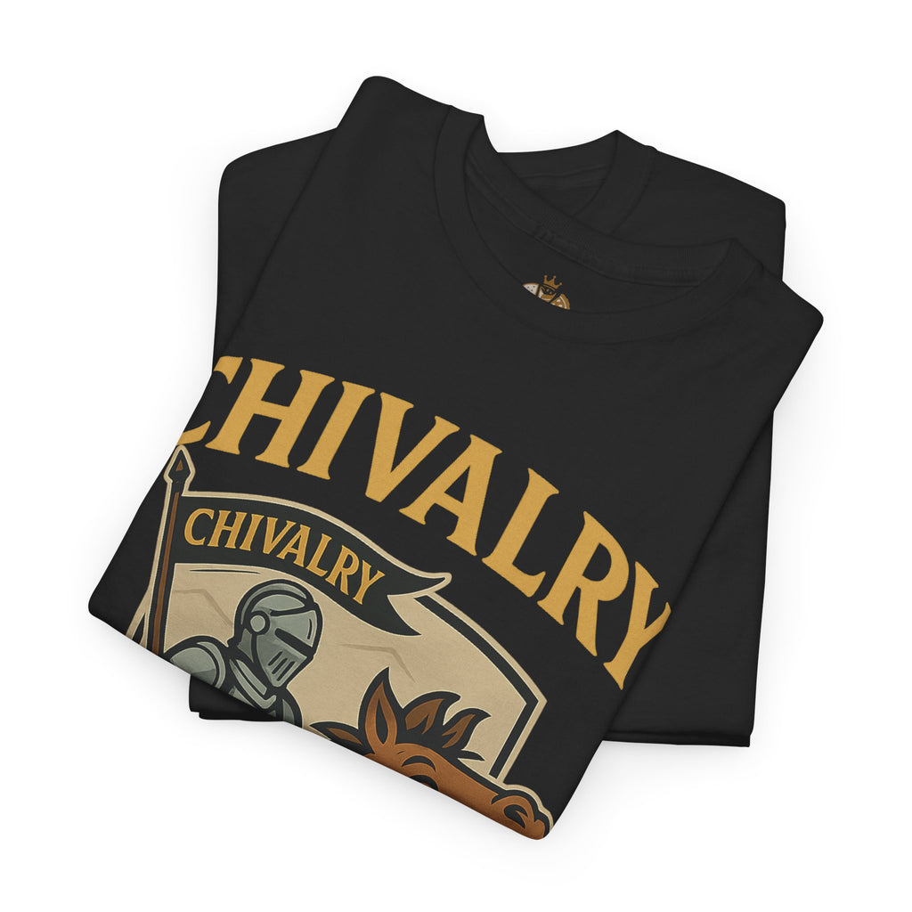 Chivalry-Themed Unisex Heavy Cotton Tee, Knight Shirt, Medieval Fan Apparel, Funny Gift, Renaissance Festival Clothing - Wayal Store