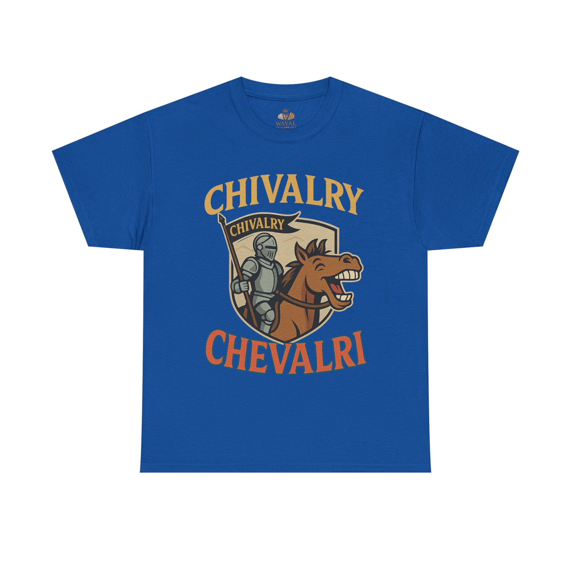 Chivalry-Themed Unisex Heavy Cotton Tee, Knight Shirt, Medieval Fan Apparel, Funny Gift, Renaissance Festival Clothing - Wayal Store