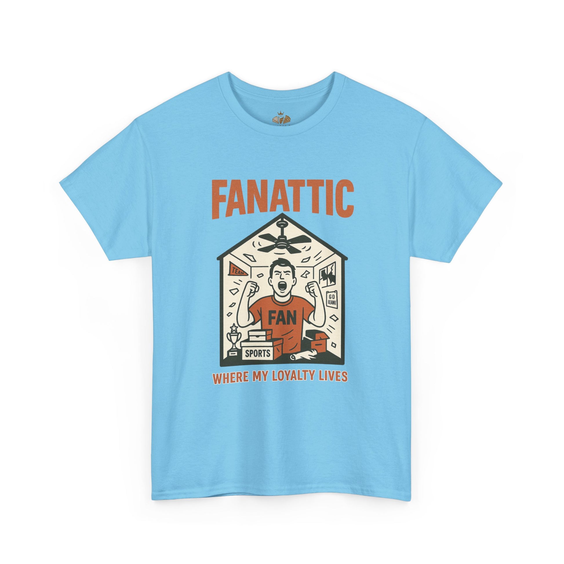 Sports Fanatic Tee - Unisex Heavy Cotton T-Shirt, Comfortable Everyday Wear, Gift for Sports Fans, Team Spirit Shirt, Casual Fashion - Wayal Store