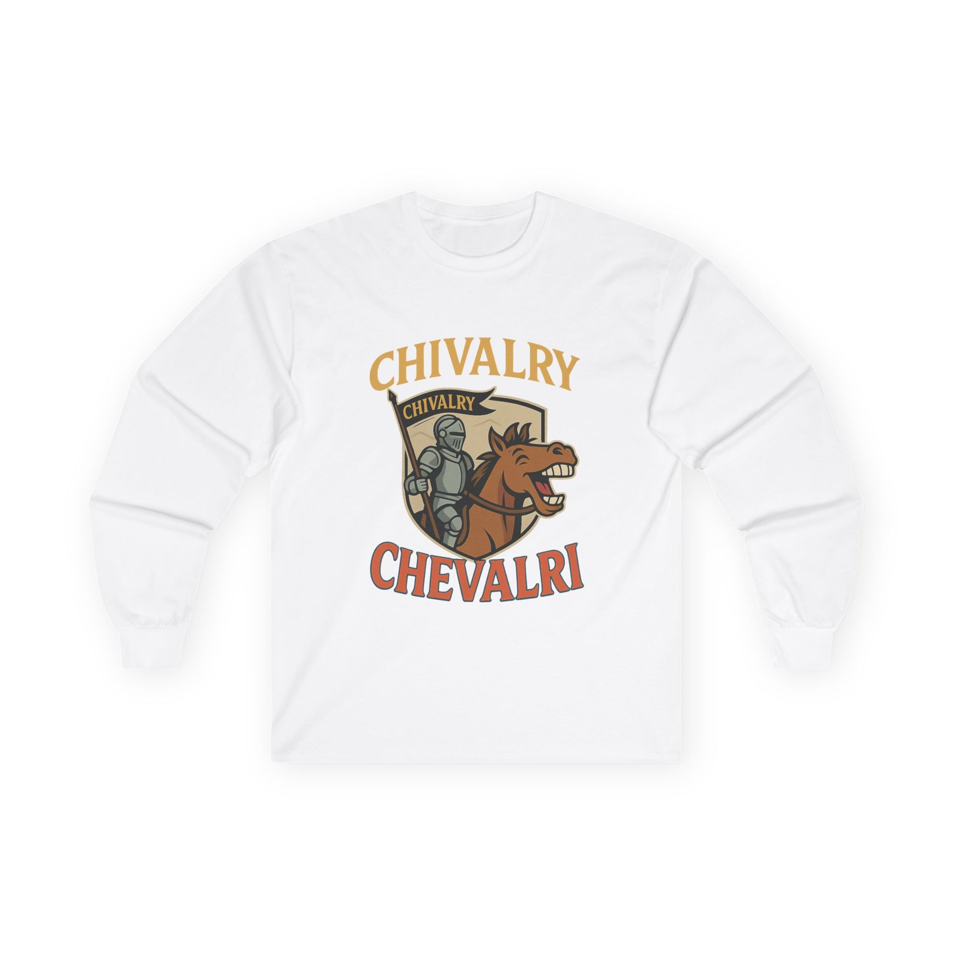 Chivalry Inspired Unisex Long Sleeve Tee - Perfect for Renaissance Fairs, Historical Events, Gifts, Casual Wear - Wayal Store