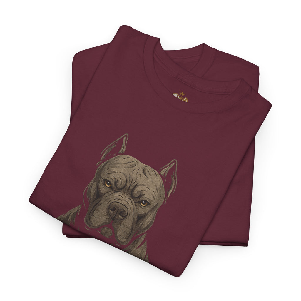 Stylish Dog-Themed Unisex Heavy Cotton Tee, Pet Lover Gift, Casual Wear, Animal Lover Apparel, Unique Graphic Tee, Everyday T-Shirt - Wayal Store