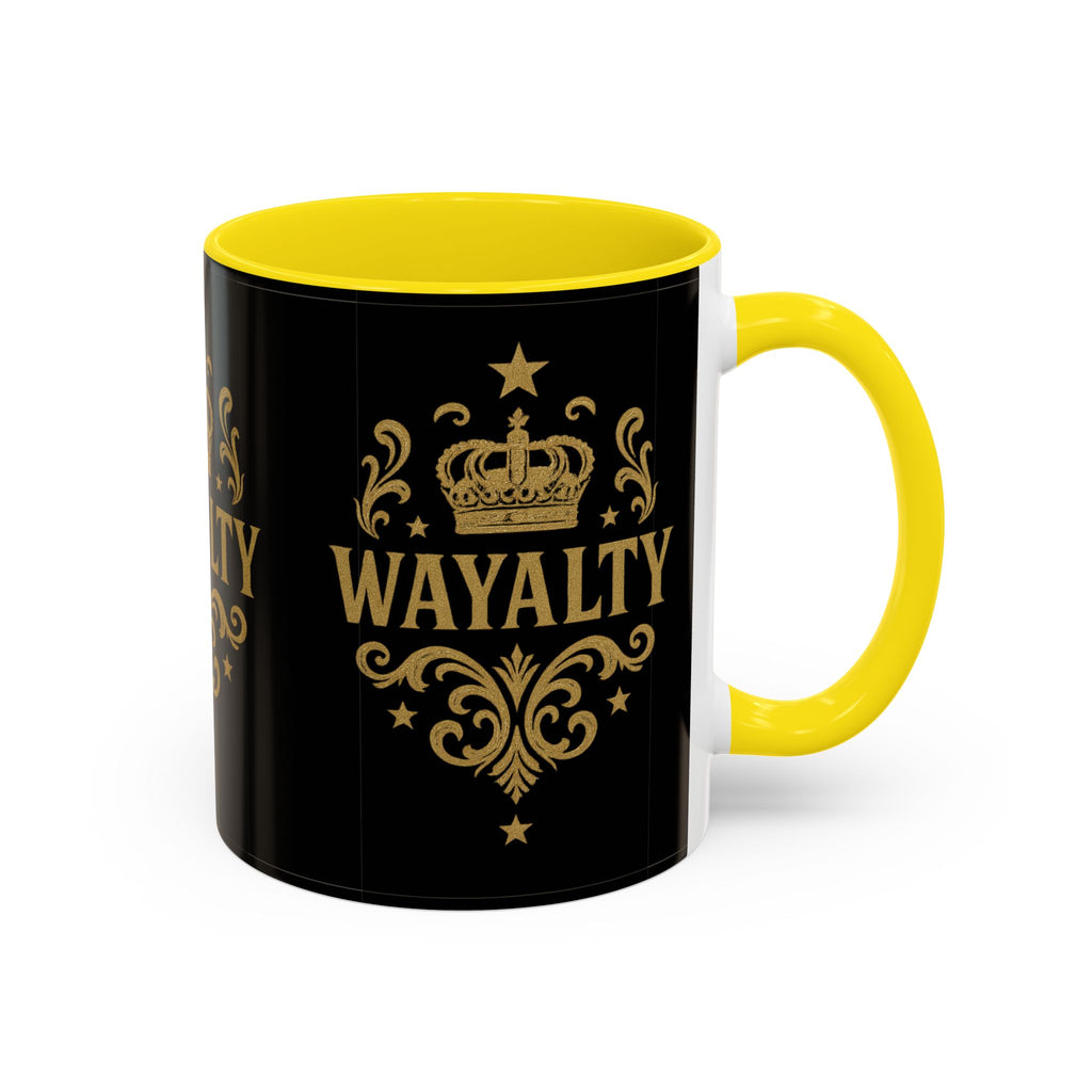 Wayalty-Themed Accent Coffee Mug - Elegant Drinkware for Confidence & Celebration | Perfect Gift for Coffee Lovers, Birthdays, [...] - Wayal Store