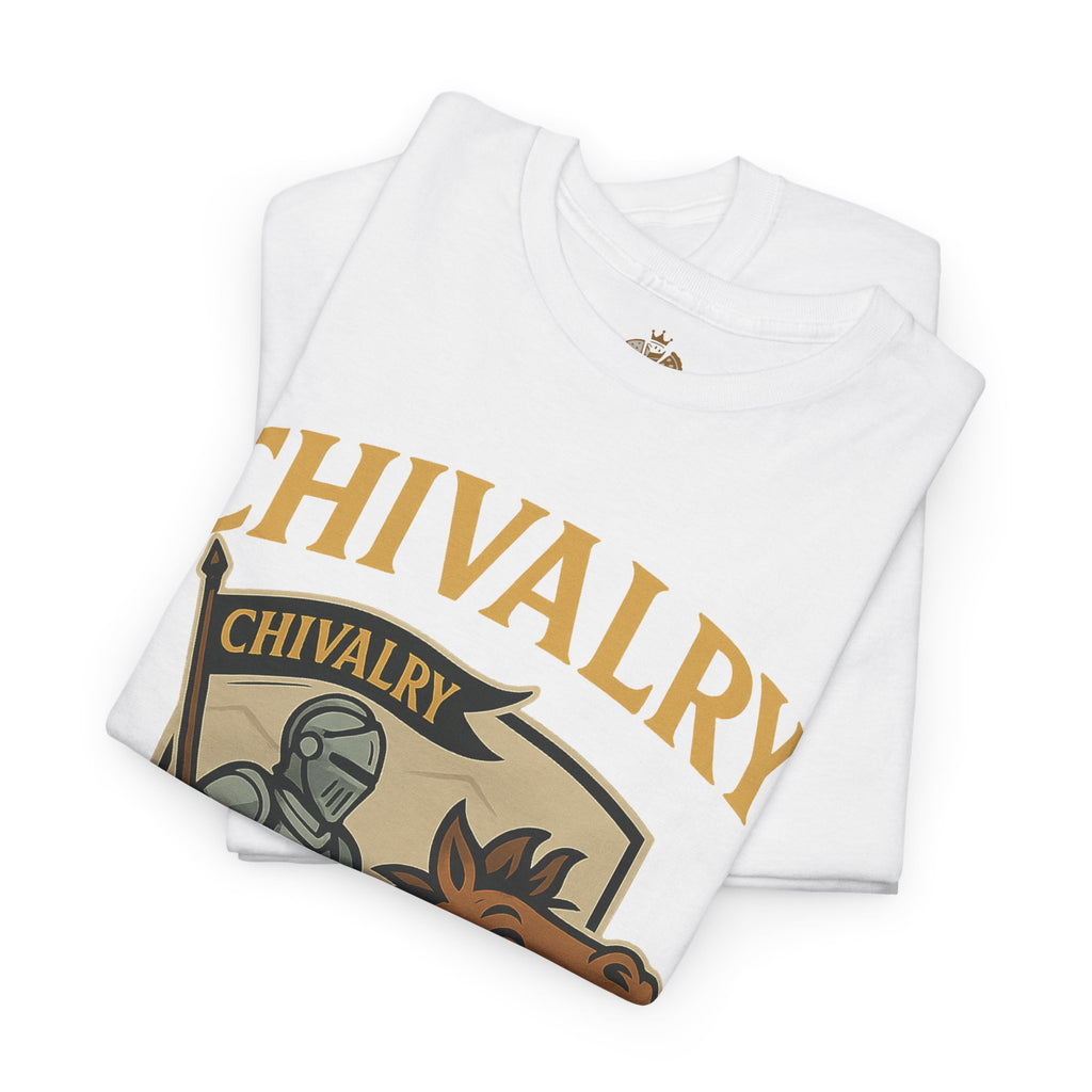 Chivalry-Themed Unisex Heavy Cotton Tee, Knight Shirt, Medieval Fan Apparel, Funny Gift, Renaissance Festival Clothing - Wayal Store