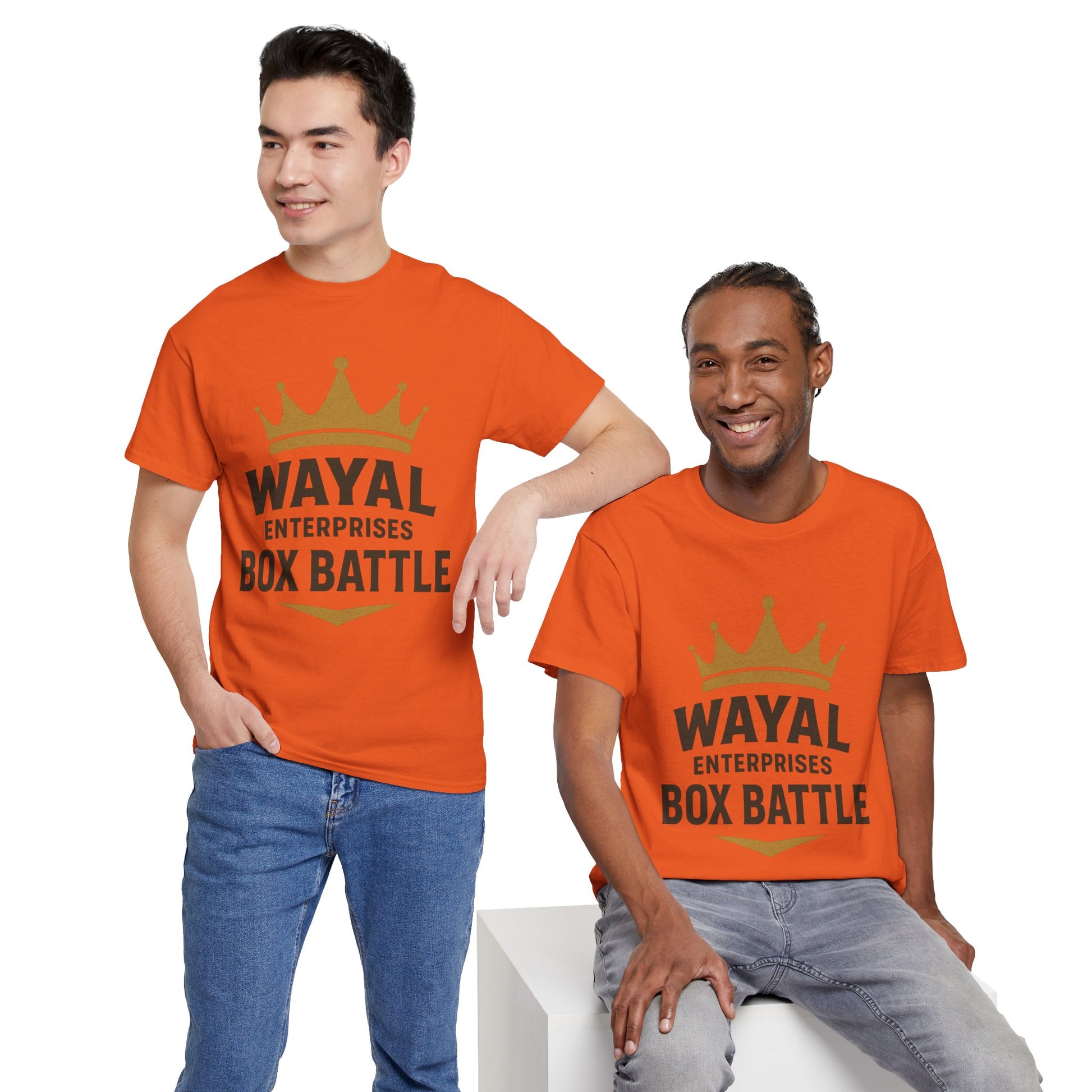 Wayal Enterprises Box Battle Unisex Heavy Cotton Tee