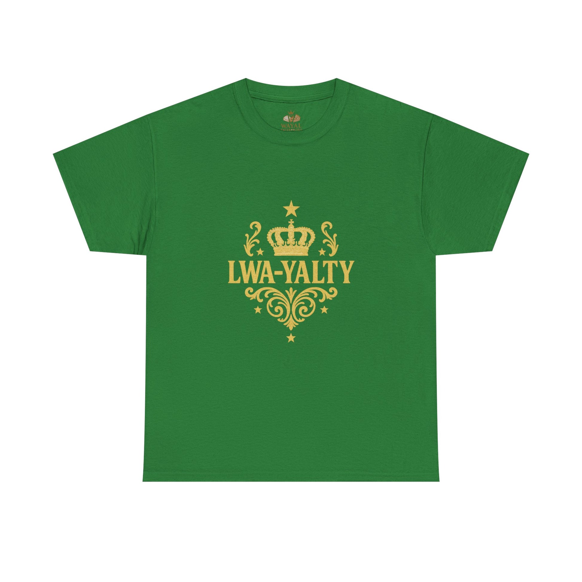 Crown Loyalty Tee - Unisex Heavy Cotton Shirt for Casual Wear, Gift for Royalty Lovers, Birthday, Friendship, Family Events - Wayal Store