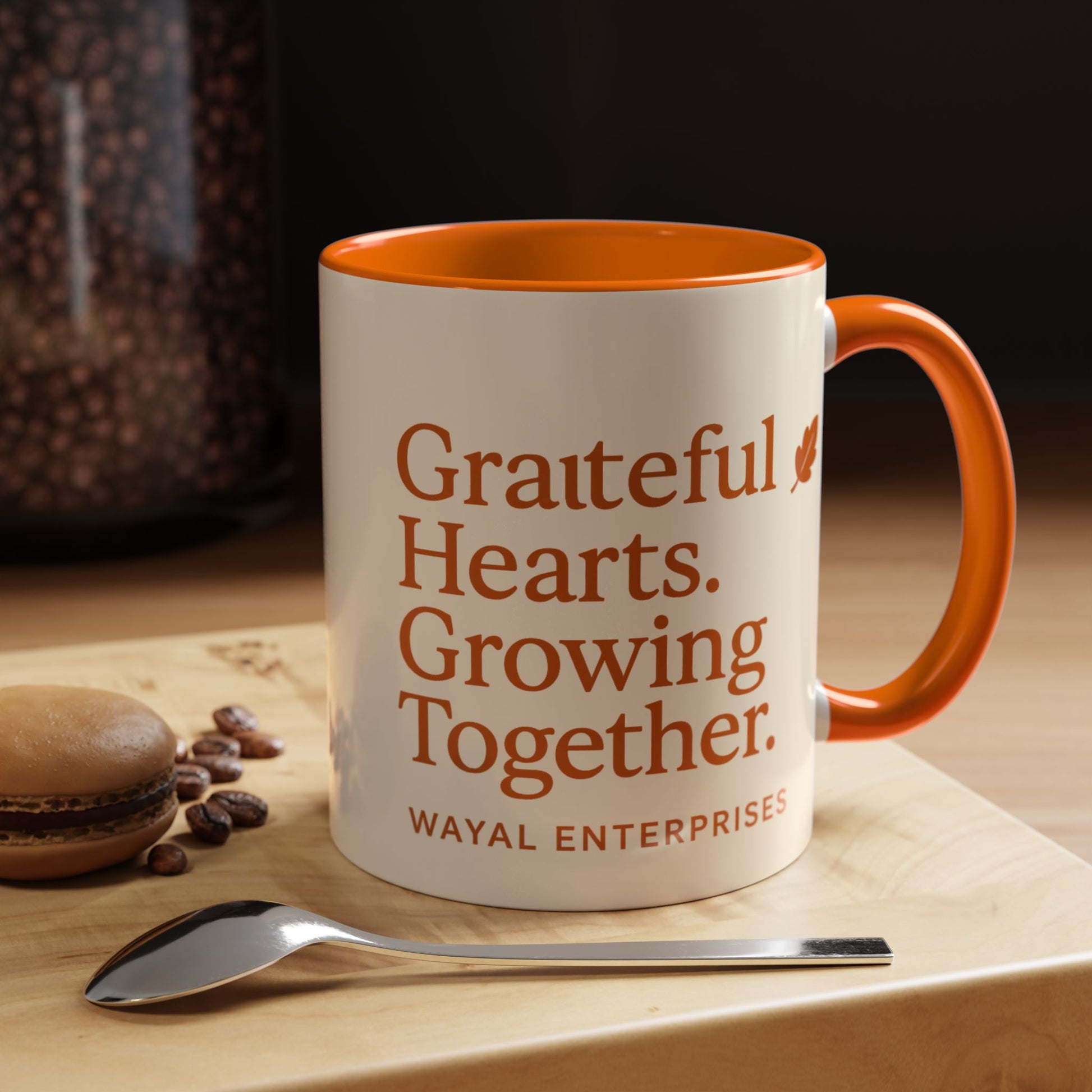 Grateful Hearts Coffee Mug - 11oz & 15oz - Perfect for Cozy Moments