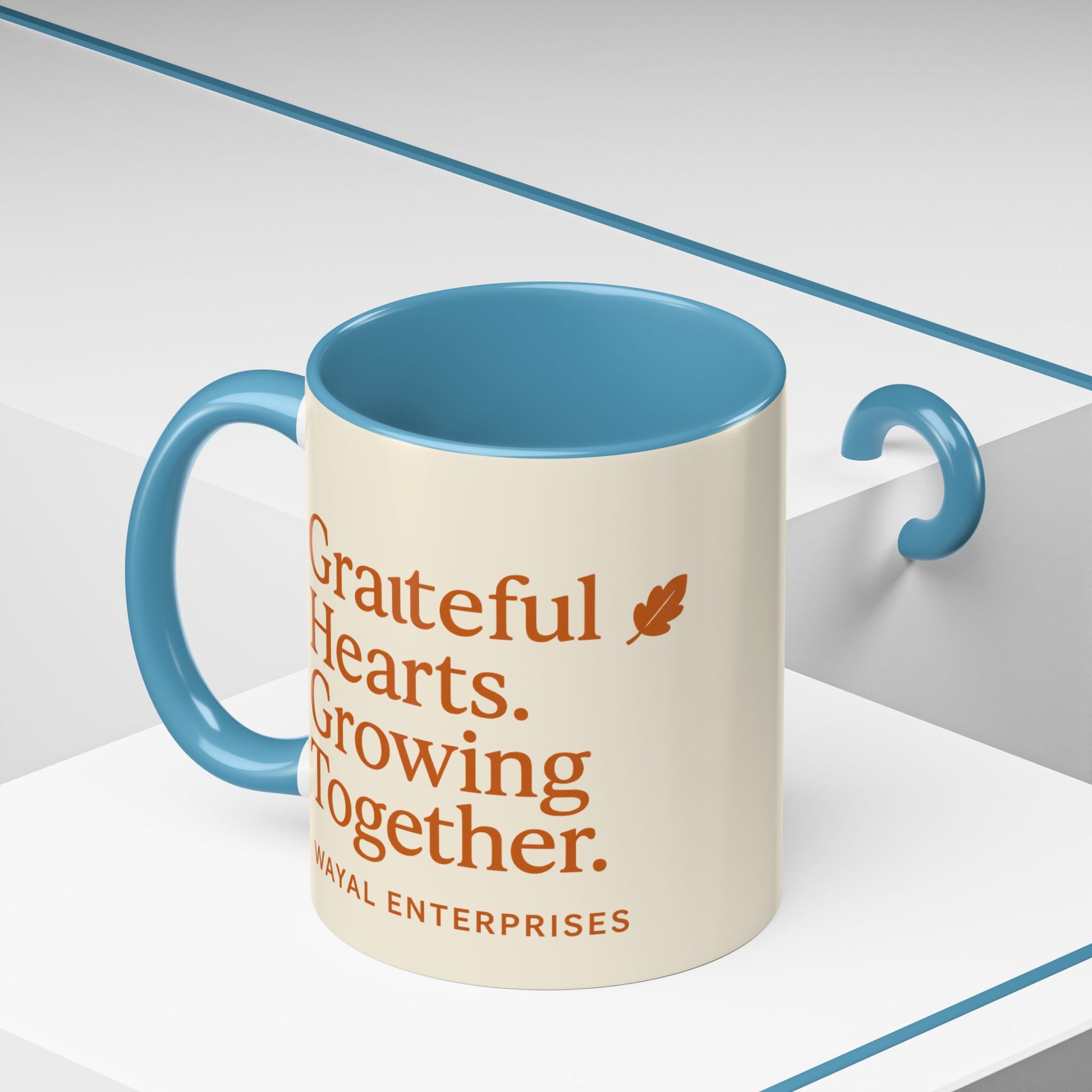 Grateful Hearts Coffee Mug - 11oz & 15oz - Perfect for Cozy Moments