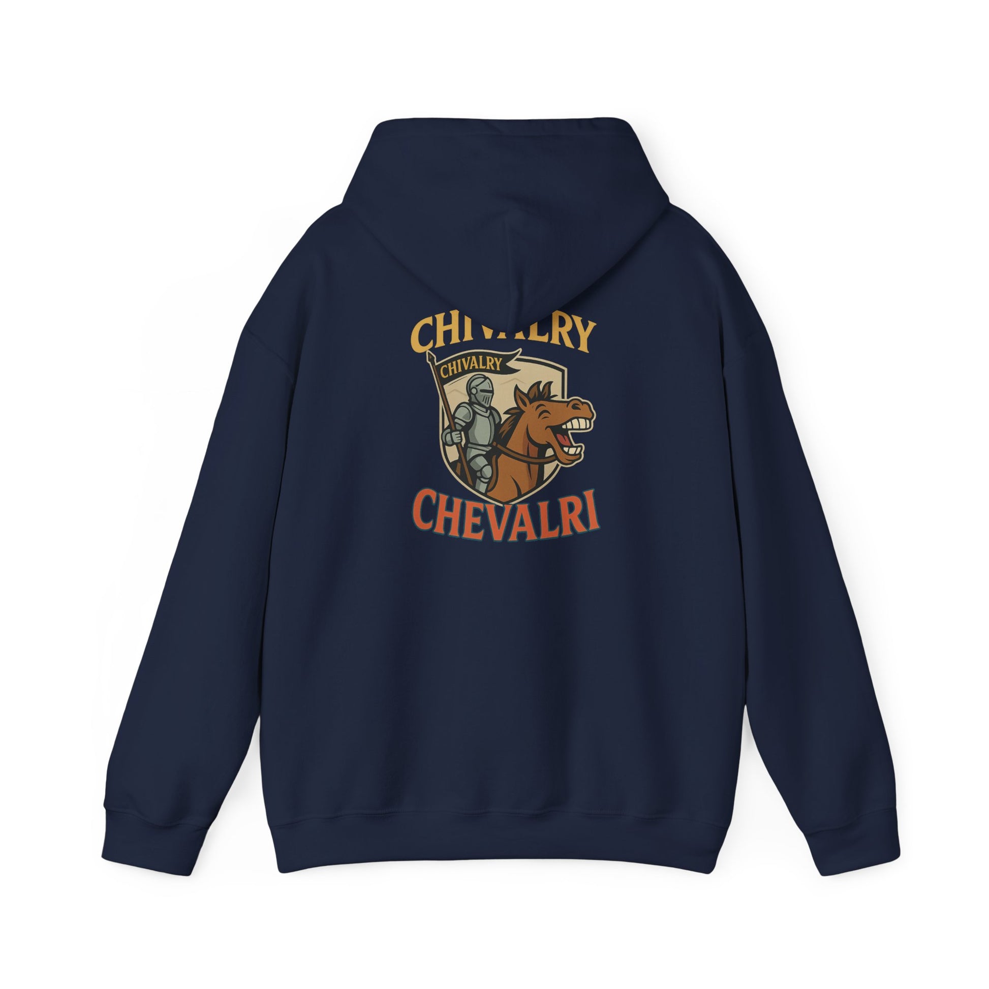 Custom Hooded Sweatshirt for Knights & Pizza Lovers | Cozy Gift, College Apparel, Fun Hoodie, Vegan Merch - Wayal Store
