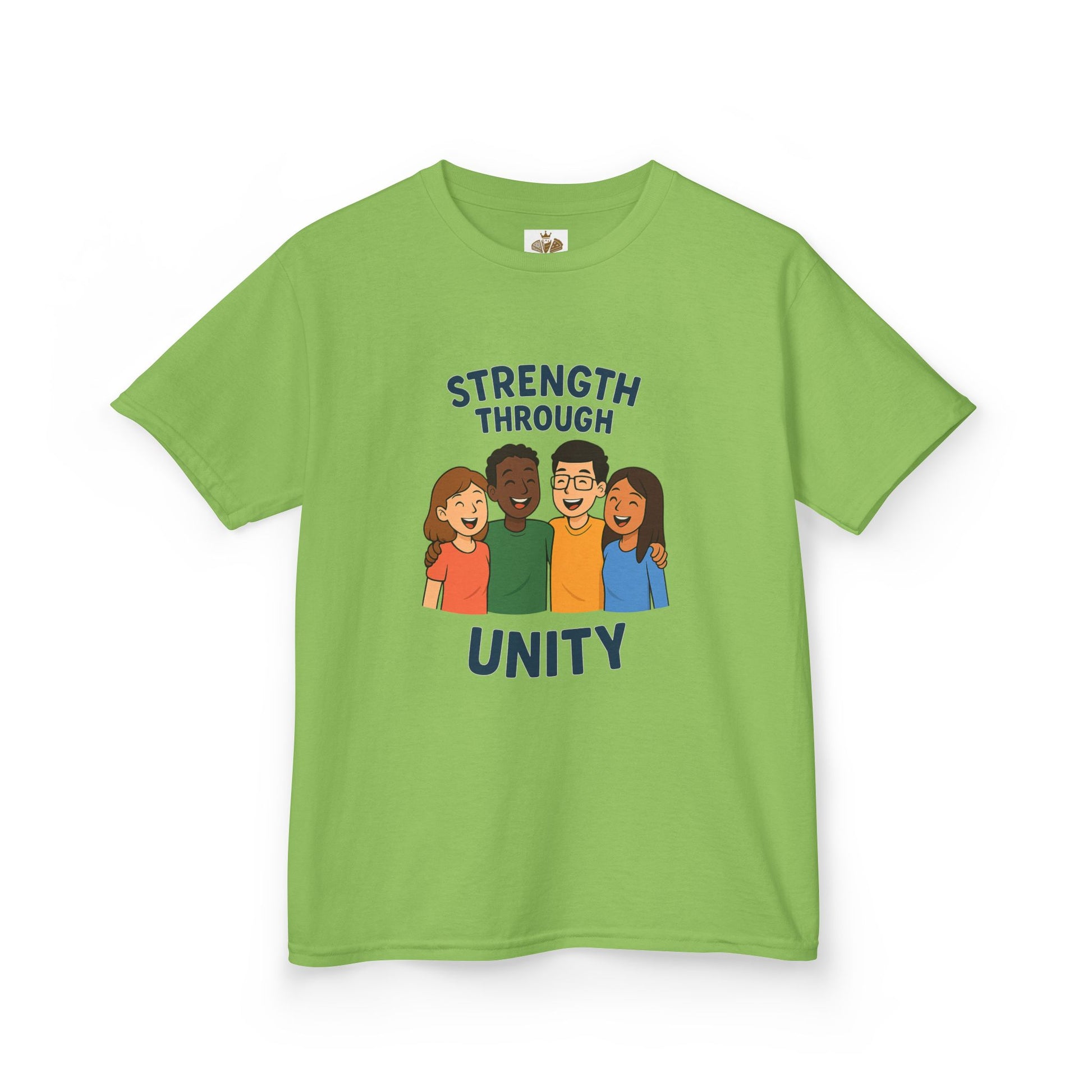 Unity & Strength Kids Tee, Inspirational Kids Shirt, Diversity Apparel, Friendship Gift, Team Spirit T-Shirt - Wayal Store