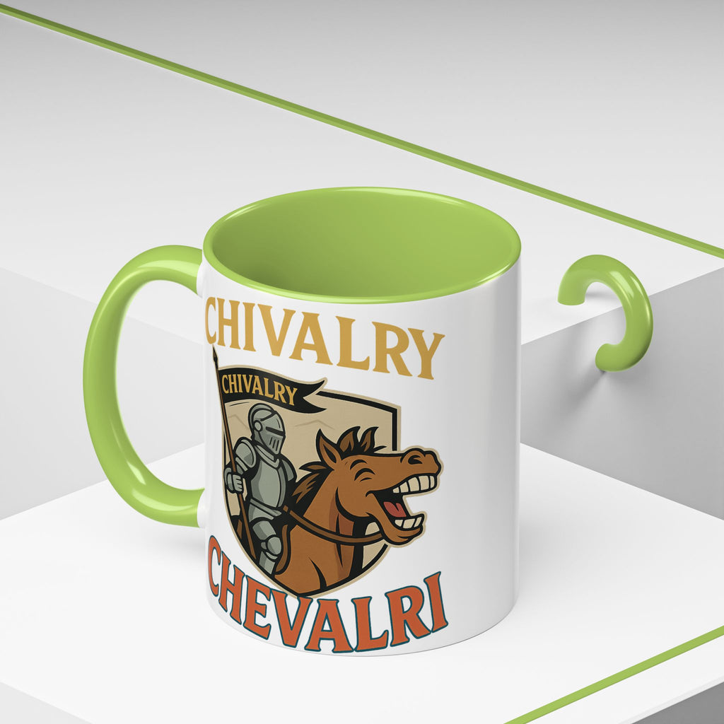 Chivalry Accent Coffee Mug, Warrior Gift, Knight Themed Cup, Medieval Decor, Unique Coffee Lover Present, Fun Office Mug - Wayal Store