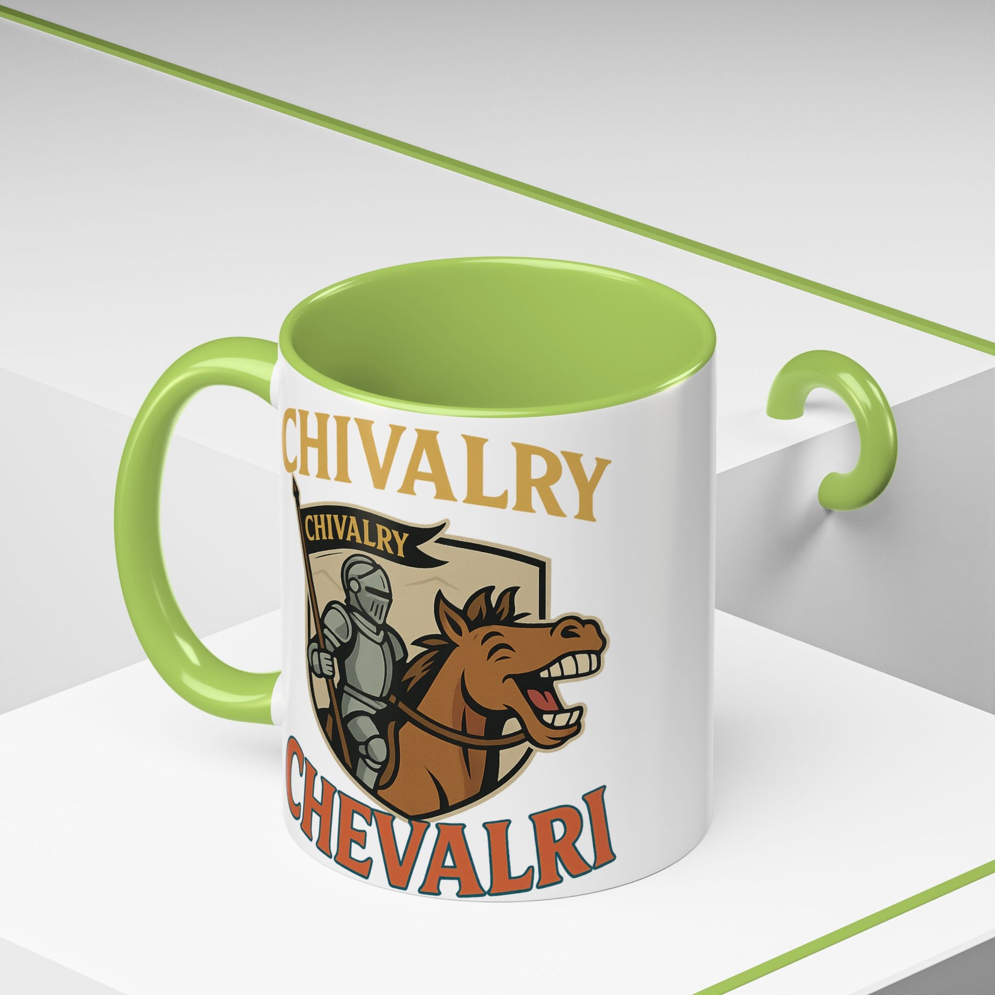 Chivalry Accent Coffee Mug, Warrior Gift, Knight Themed Cup, Medieval Decor, Unique Coffee Lover Present, Fun Office Mug - Wayal Store
