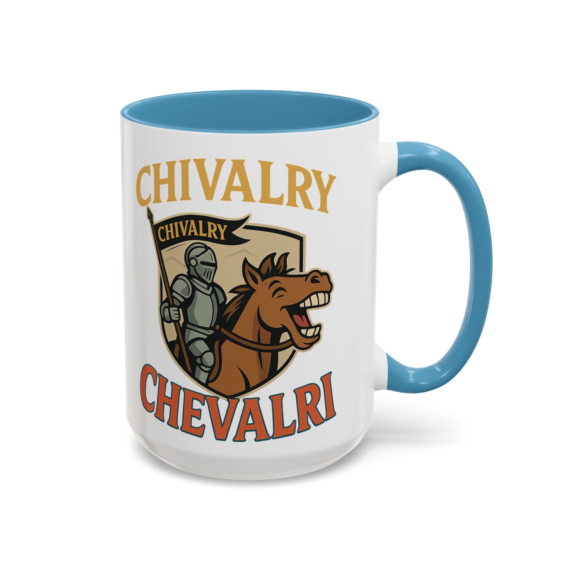 Chivalry Accent Coffee Mug, Warrior Gift, Knight Themed Cup, Medieval Decor, Unique Coffee Lover Present, Fun Office Mug - Wayal Store